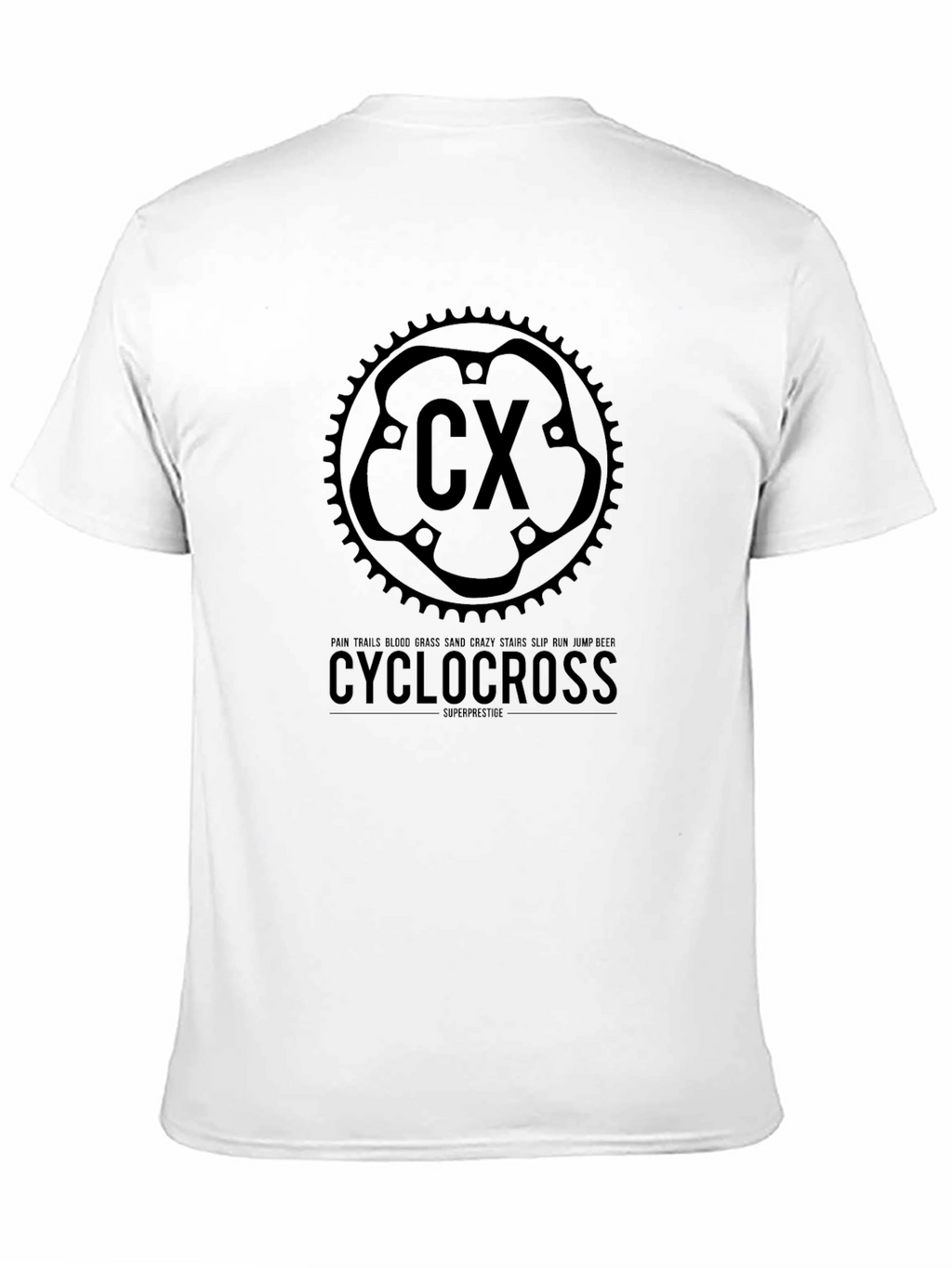 Cyclocross Graphic Tee - Black Casual T-Shirt