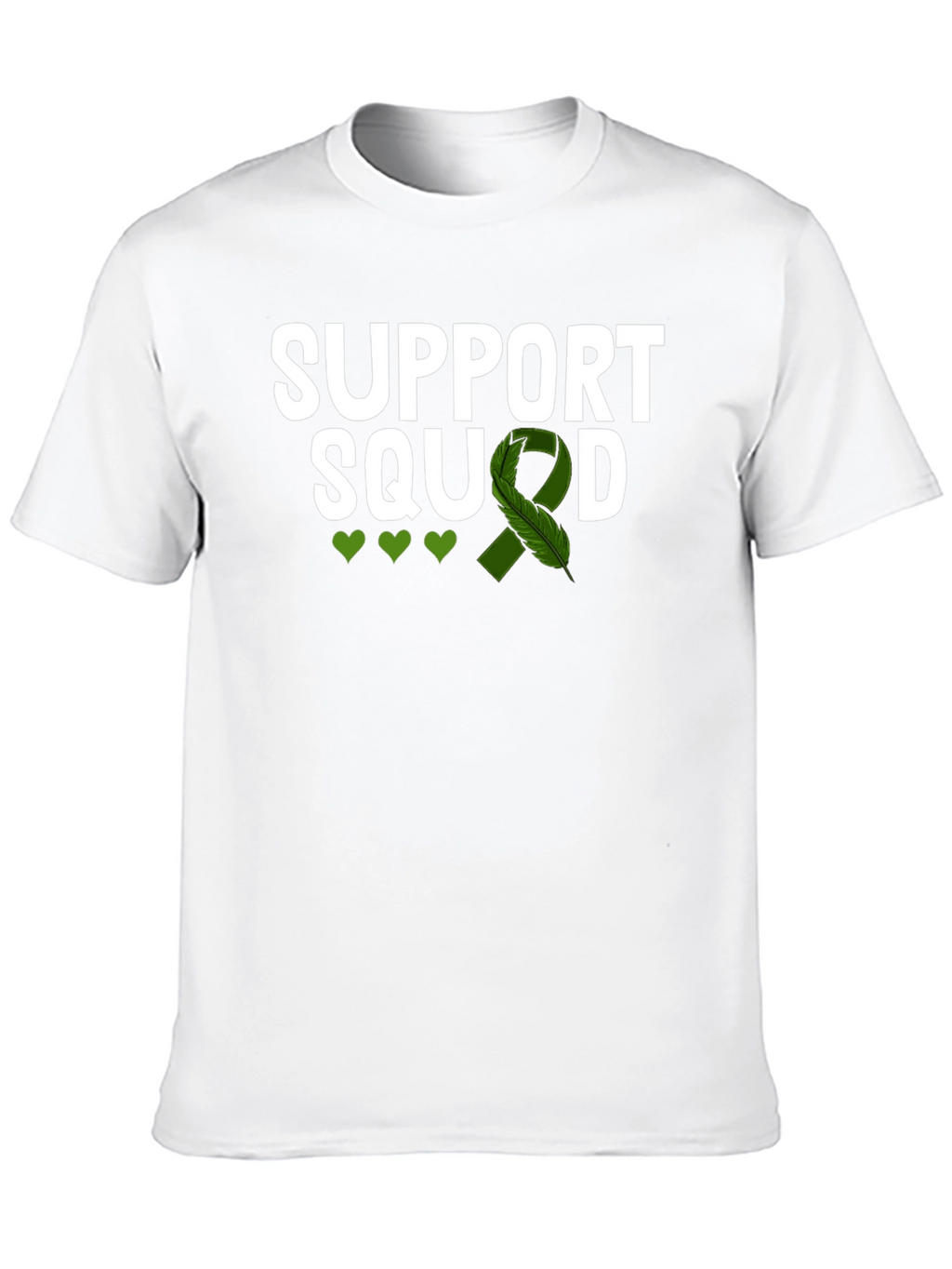 Support Squad Green Ribbon Awareness T-Shirt