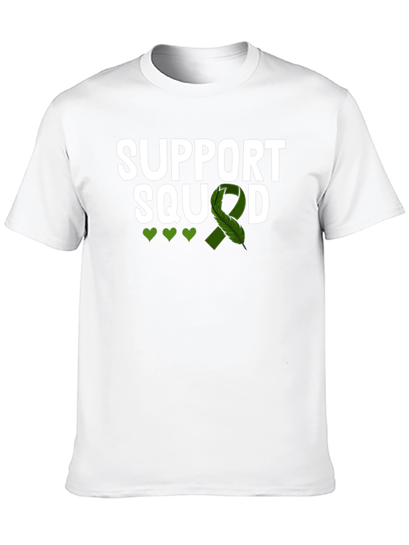 Support Squad Green Ribbon Awareness T-Shirt