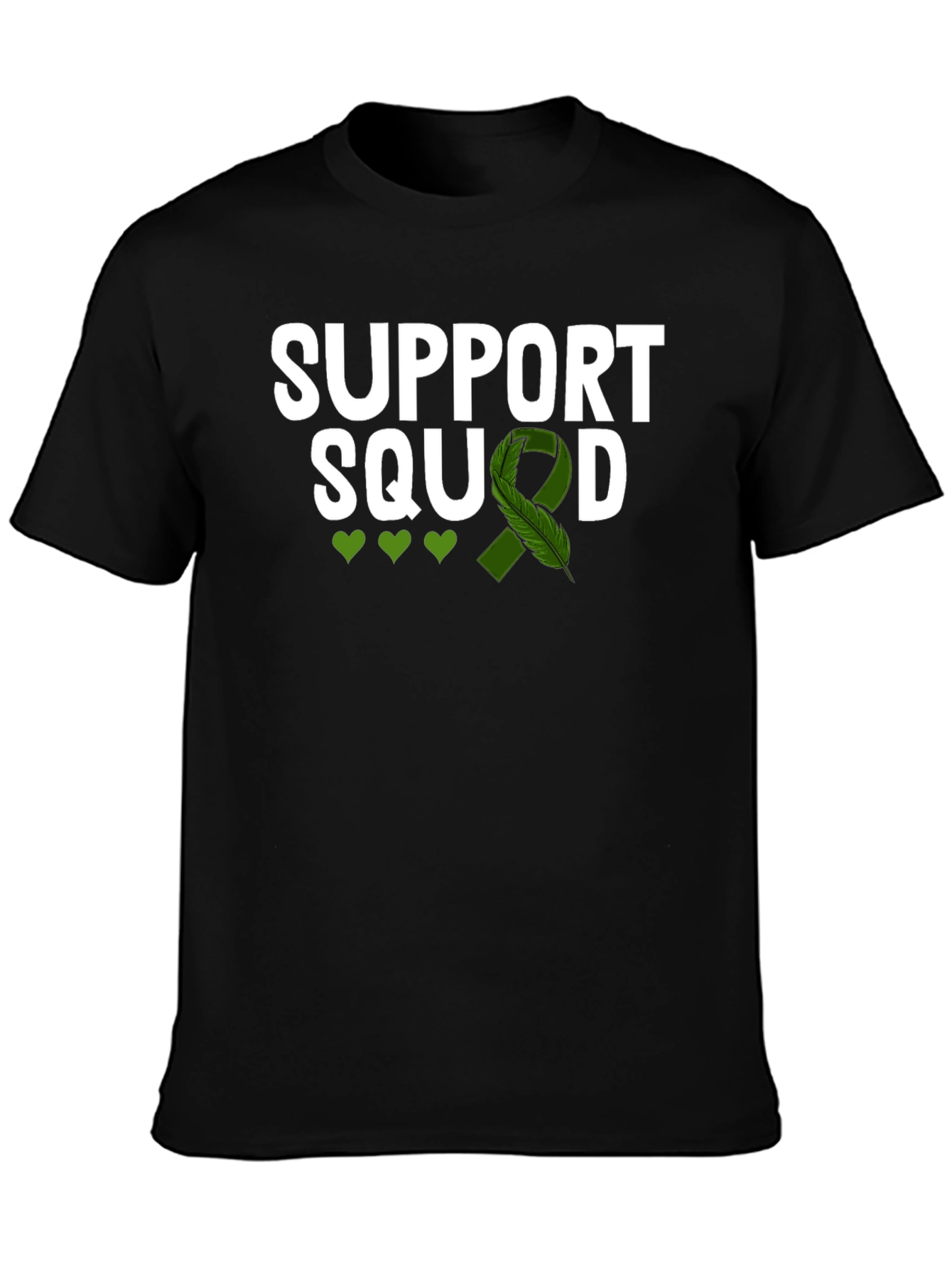 Support Squad Green Ribbon Awareness T-Shirt