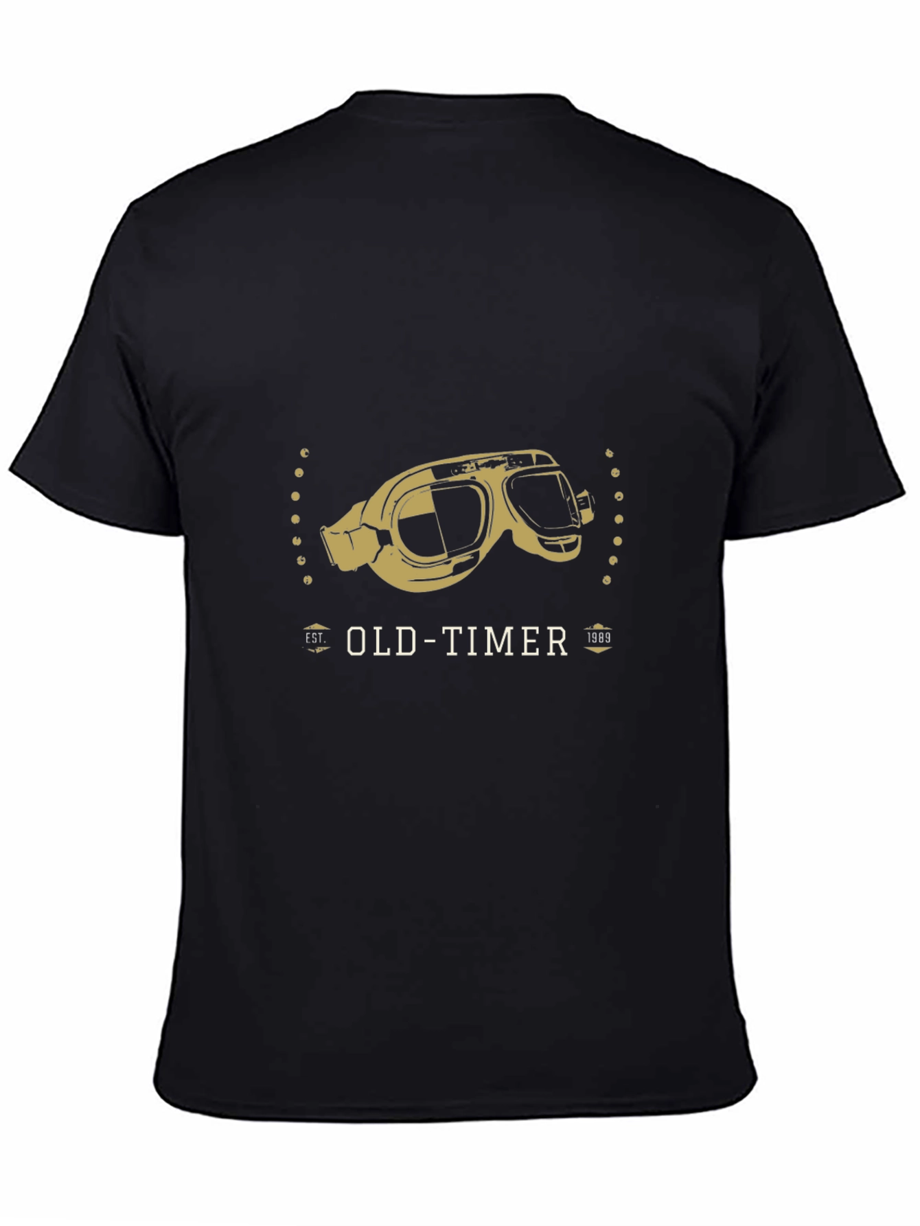 Vintage Style Old-Timer Goggles Graphic T-Shirt