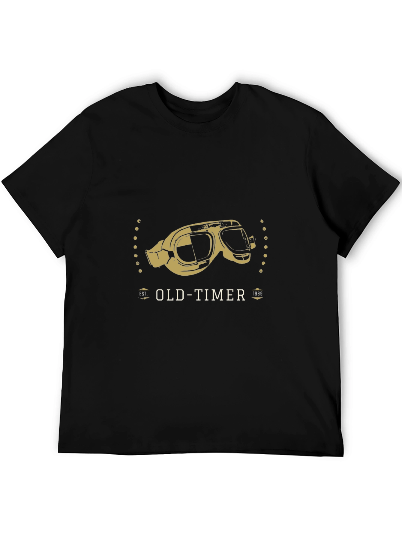 Vintage Style Old-Timer Goggles Graphic T-Shirt