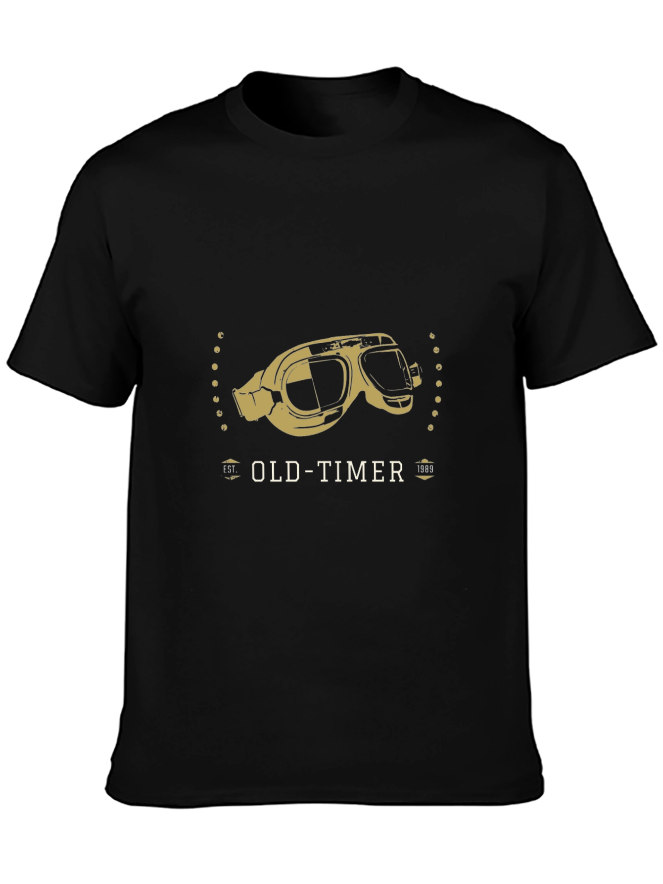 Vintage Style Old-Timer Goggles Graphic T-Shirt