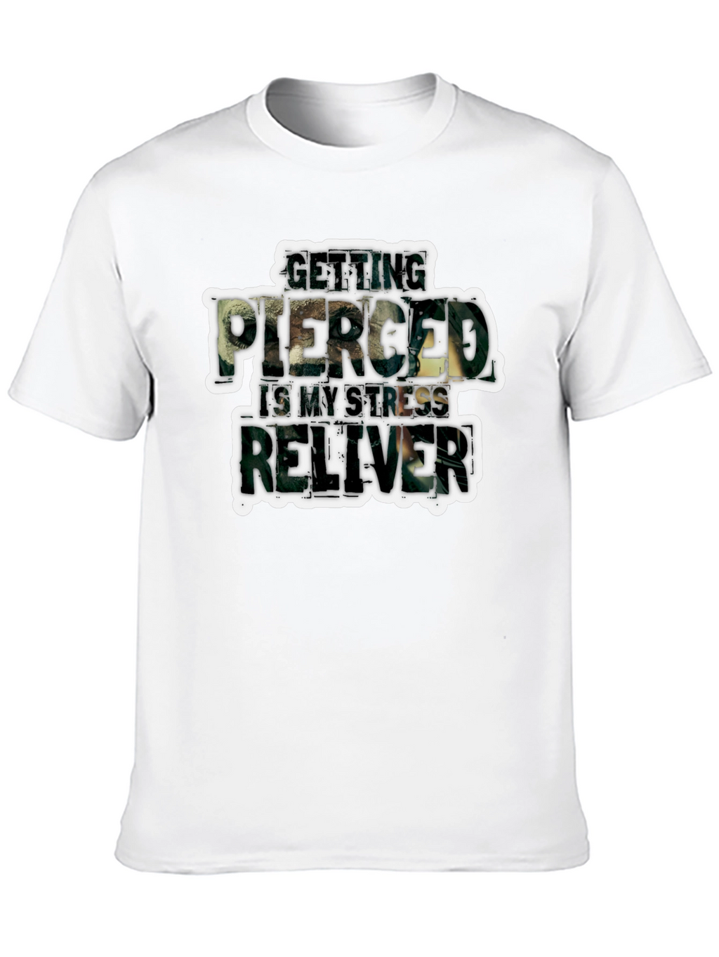 Getting Pierced Stress Reliever T-Shirt