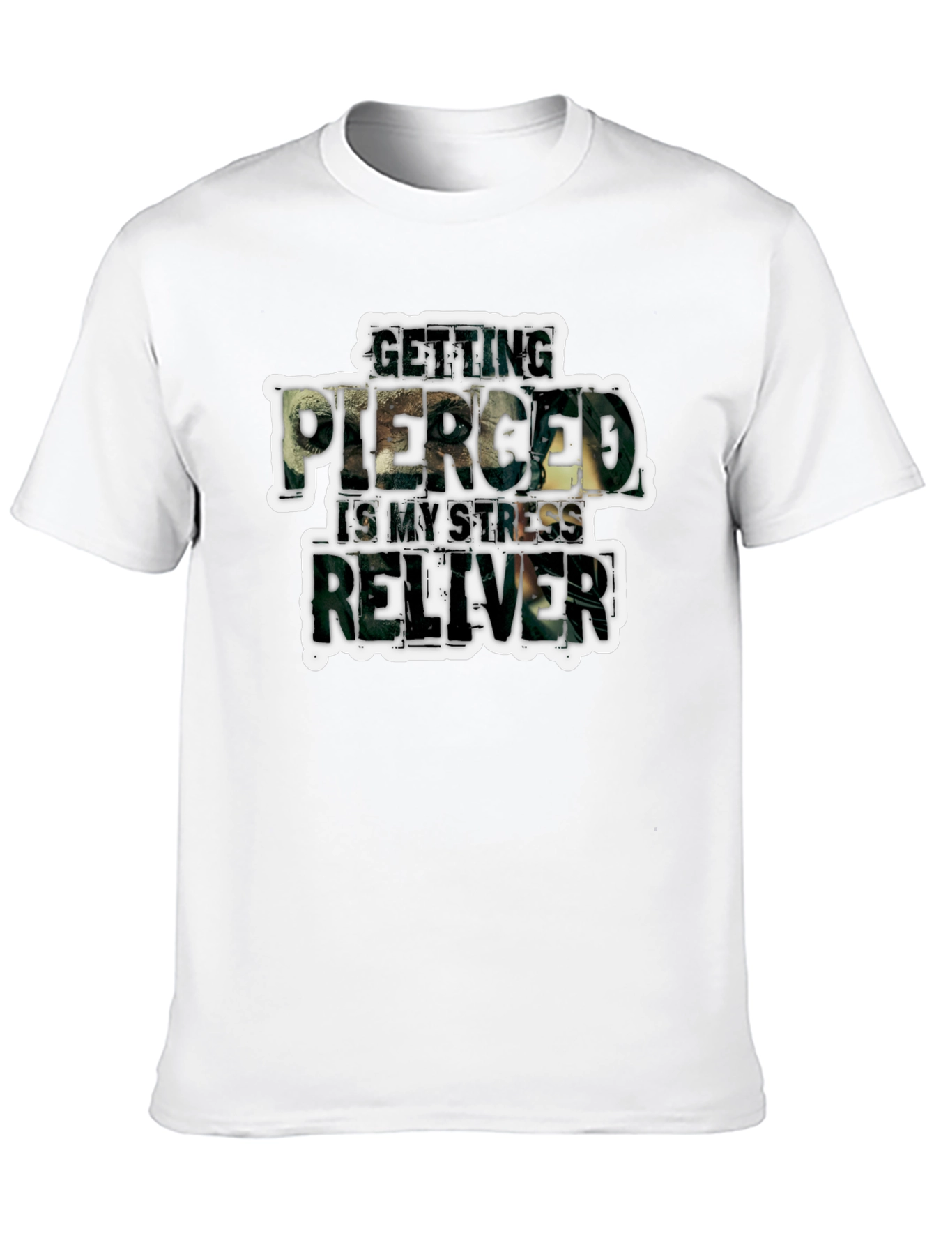 Getting Pierced Stress Reliever T-Shirt