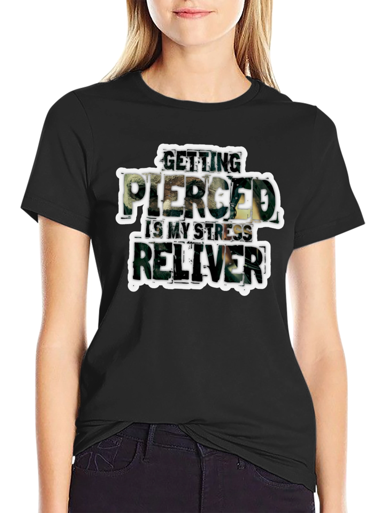 Getting Pierced Stress Reliever T-Shirt