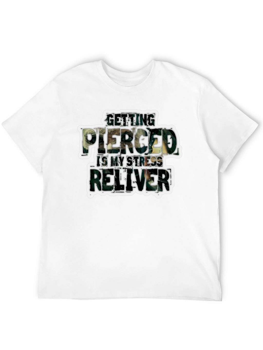Getting Pierced Stress Reliever T-Shirt