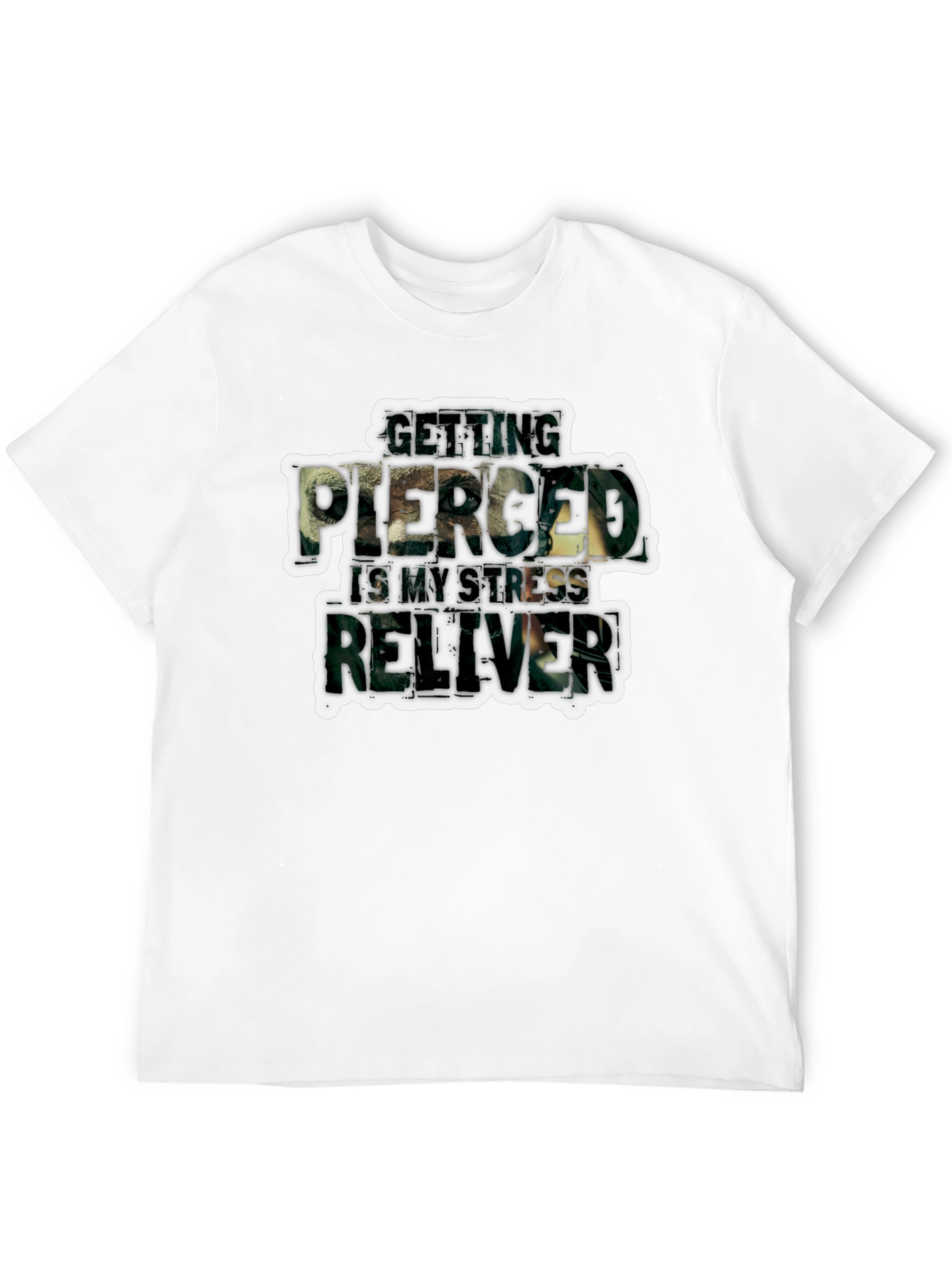 Getting Pierced Stress Reliever T-Shirt