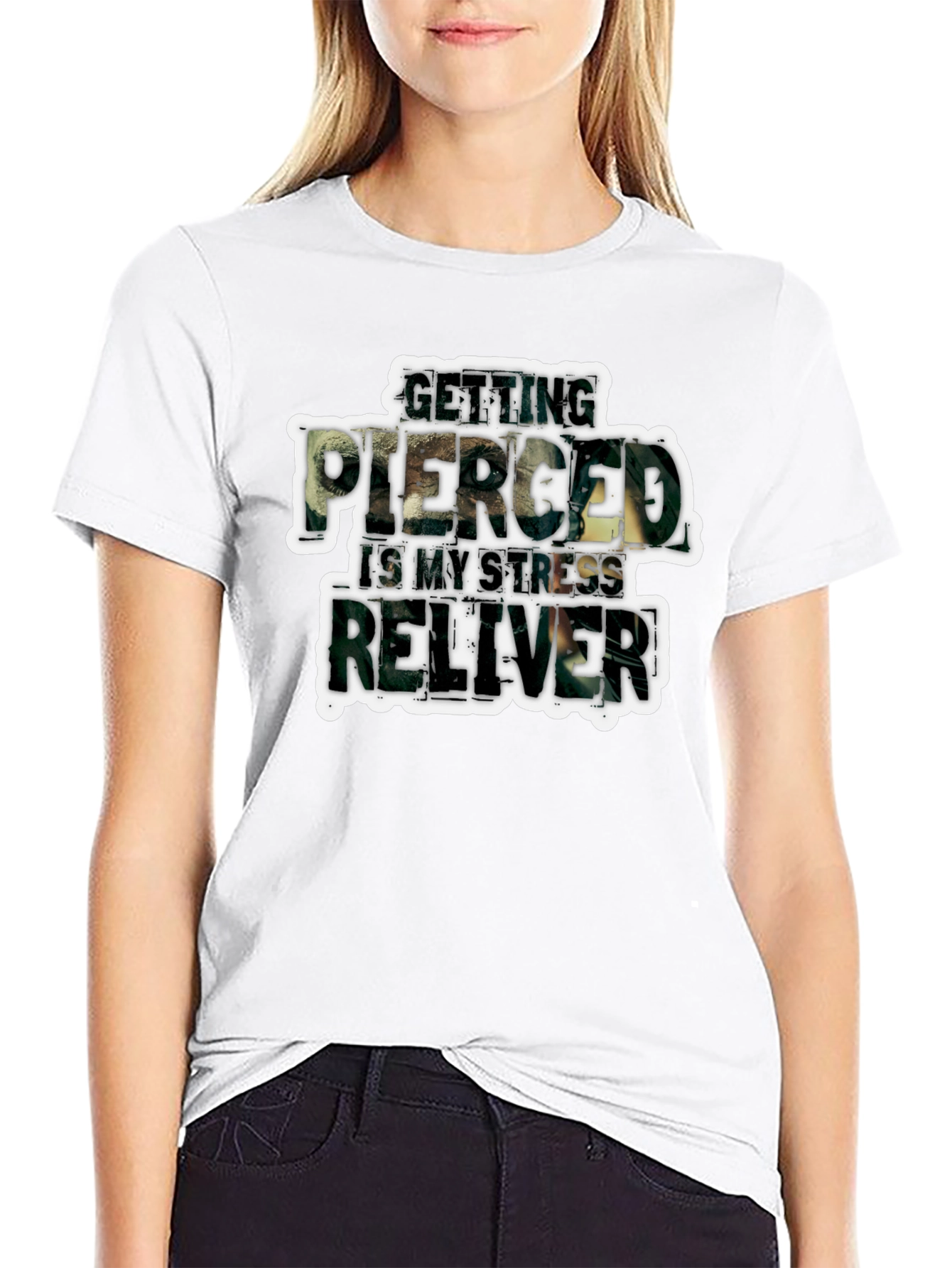 Getting Pierced Stress Reliever T-Shirt