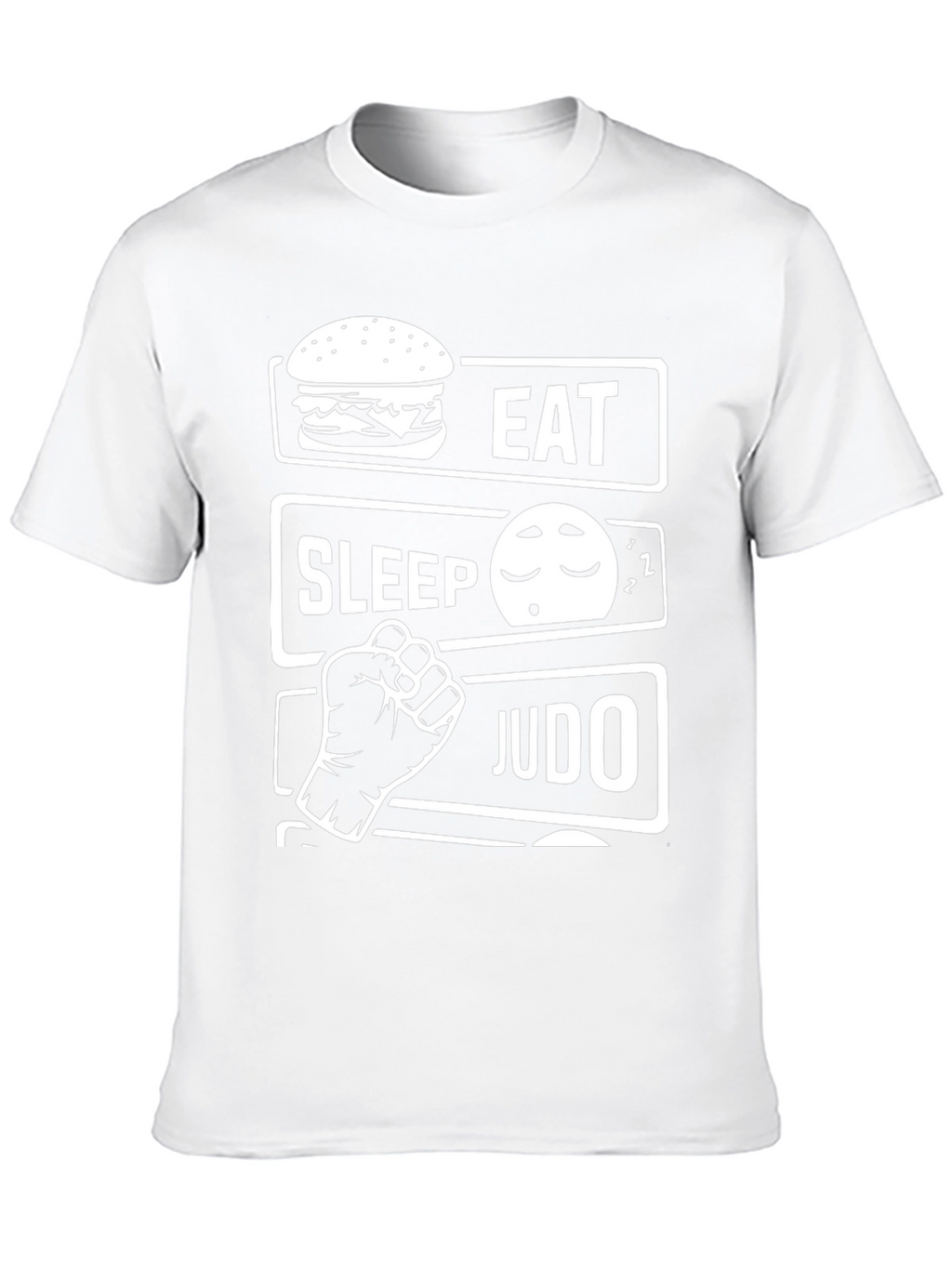 Eat Sleep Judo Black T-Shirt