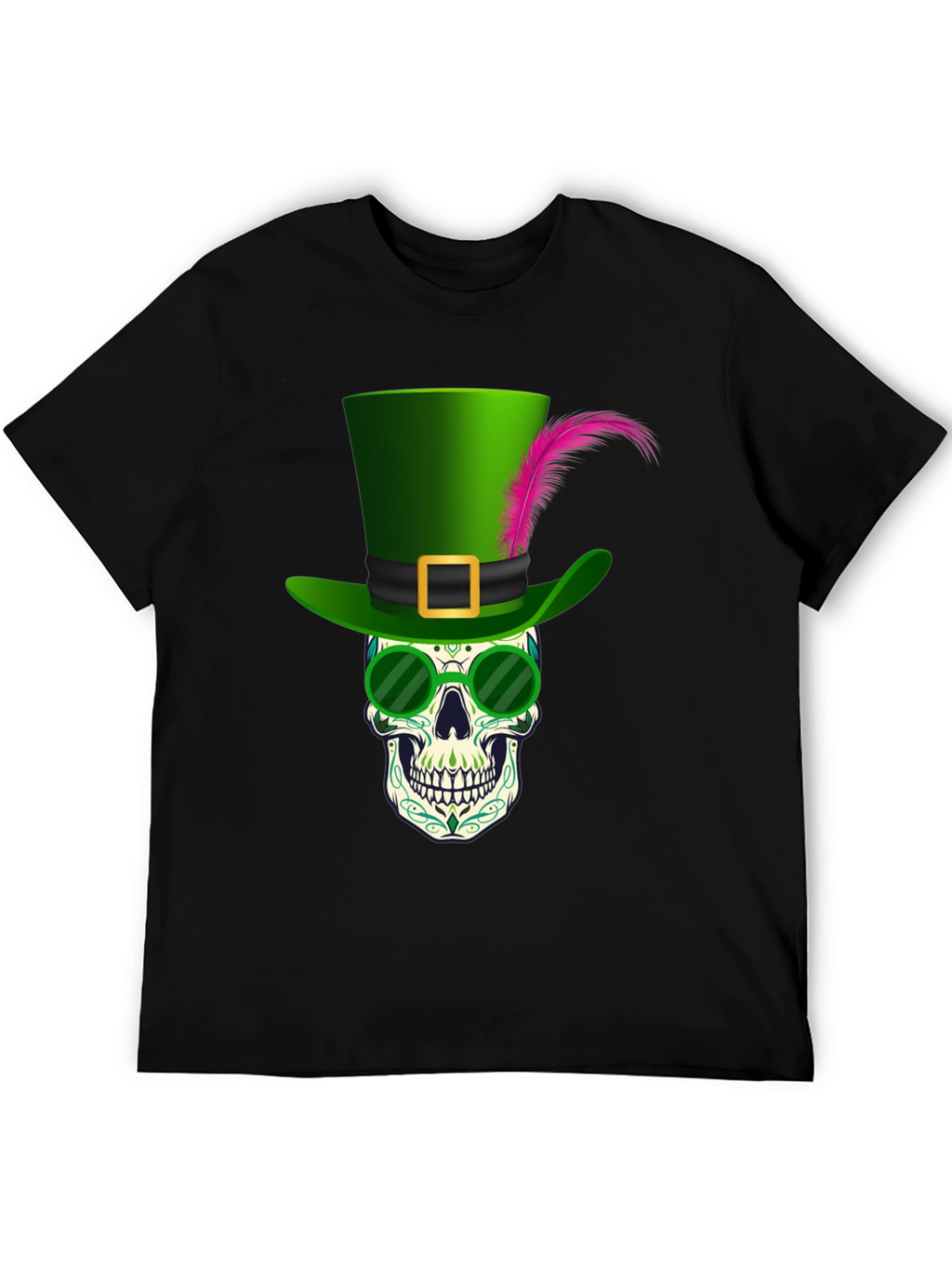Skull Leprechaun T-Shirt - St. Patricks Day Graphic Tee