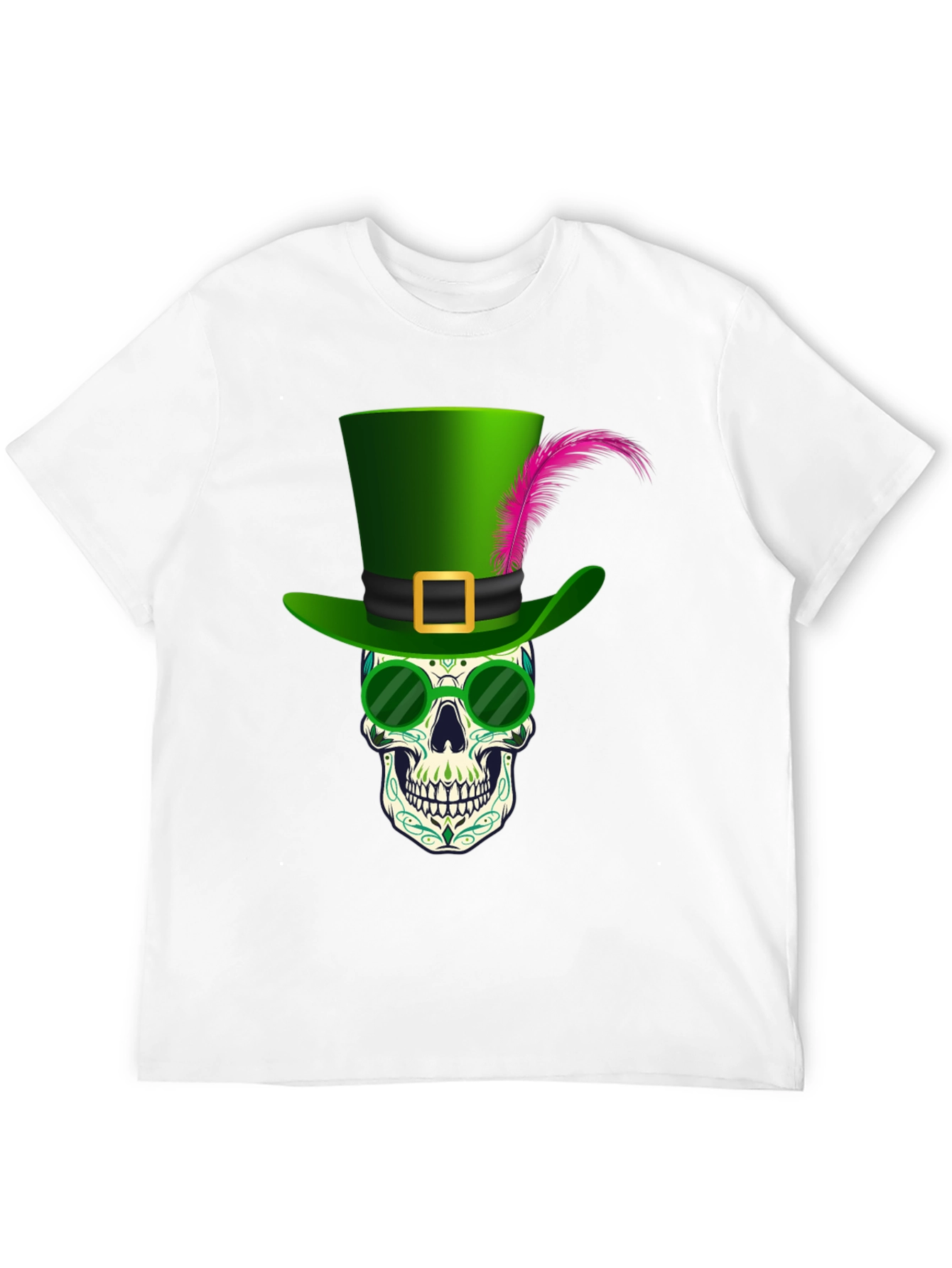 Skull Leprechaun T-Shirt - St. Patricks Day Graphic Tee