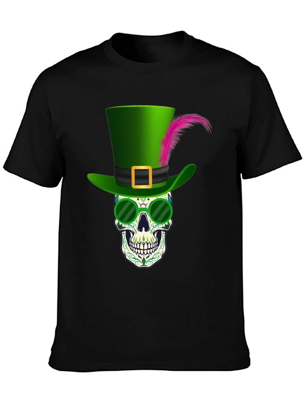 Skull Leprechaun T-Shirt - St. Patricks Day Graphic Tee