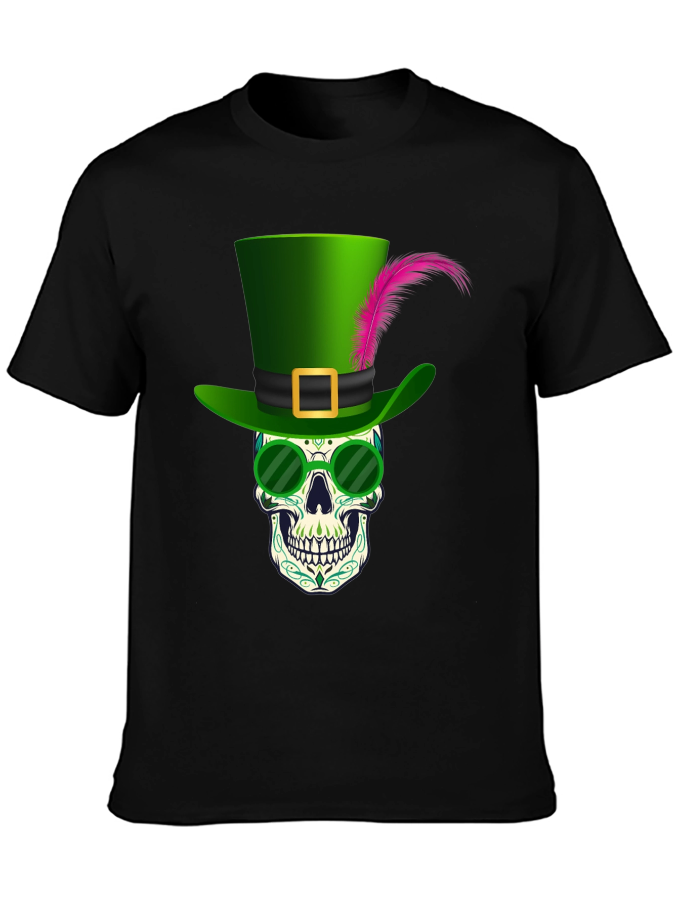 Skull Leprechaun T-Shirt - St. Patricks Day Graphic Tee
