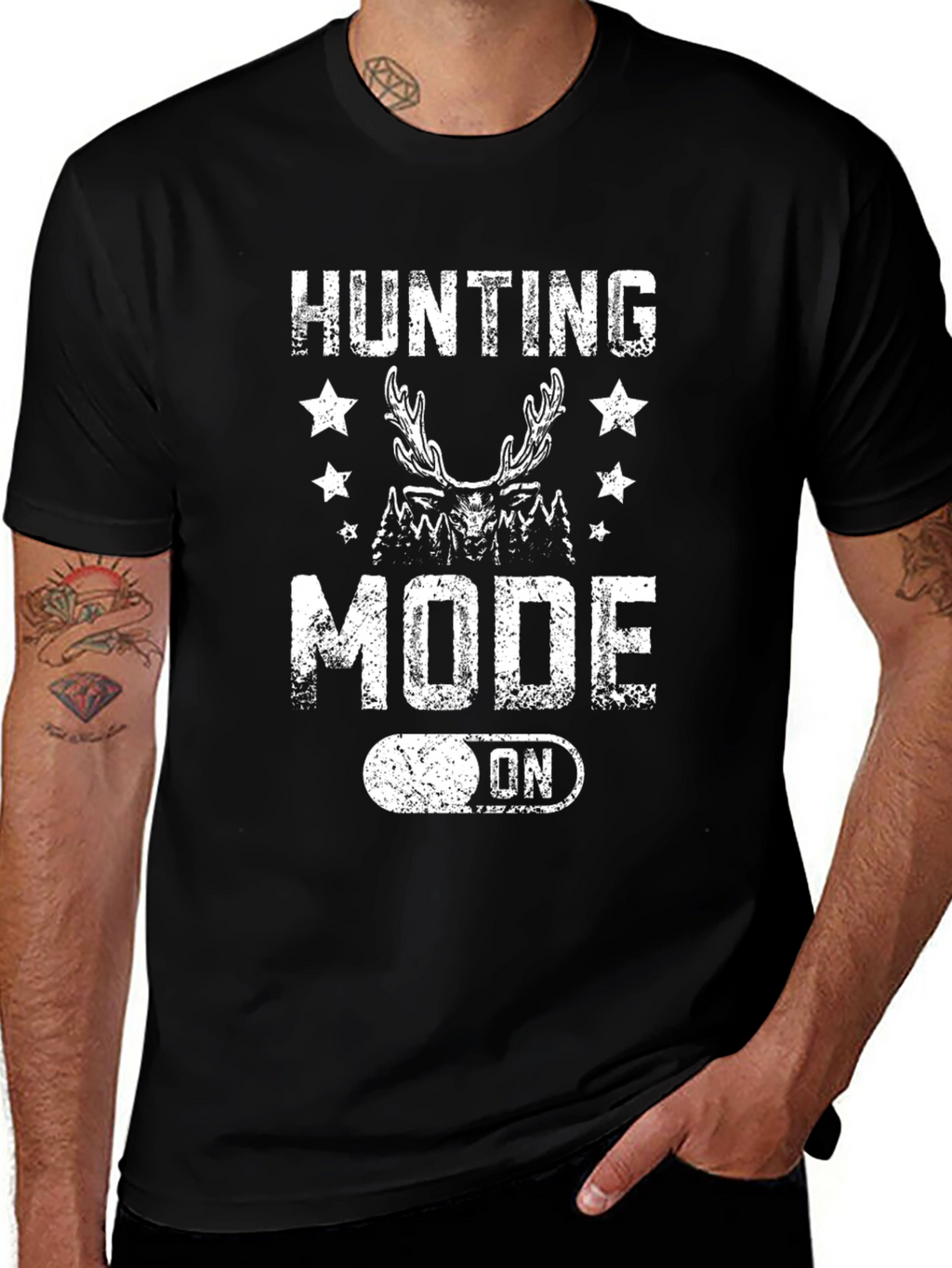 Hunting Mode On Graphic T-Shirt