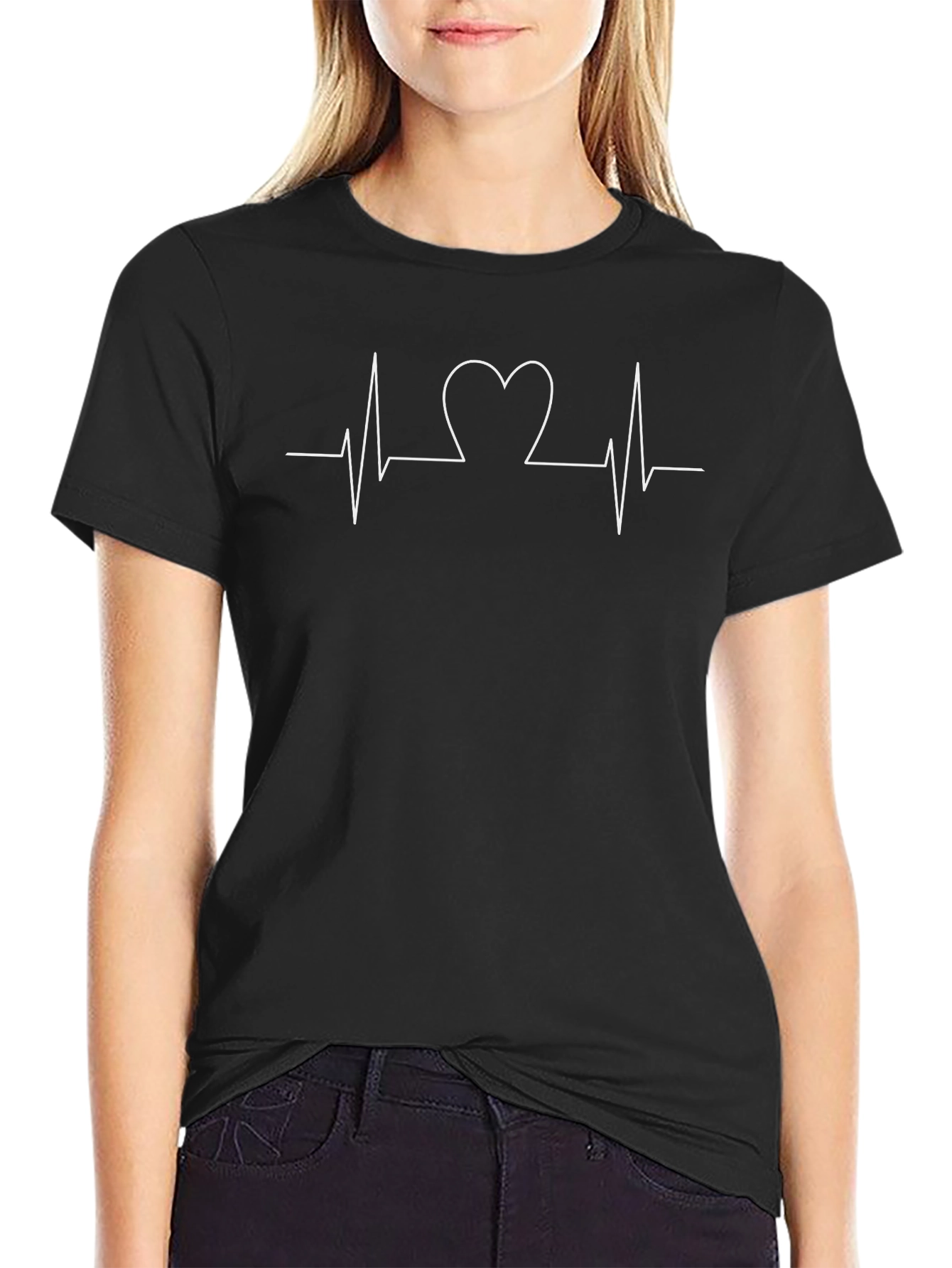 Heartbeat Heart T-Shirt - Graphic Tee