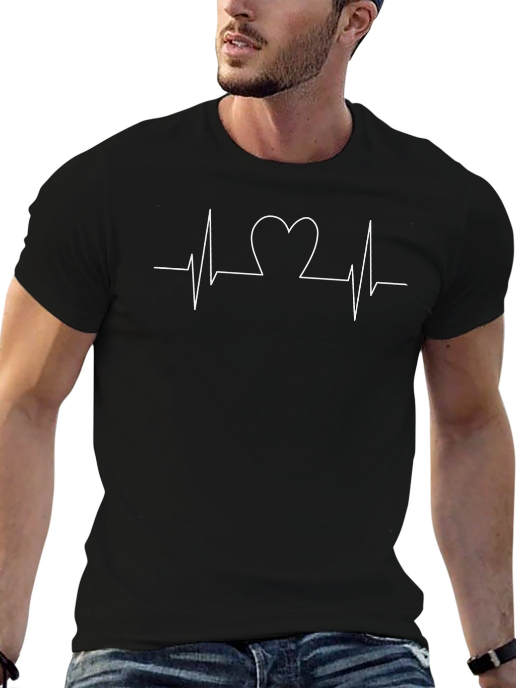 Heartbeat Heart T-Shirt - Graphic Tee