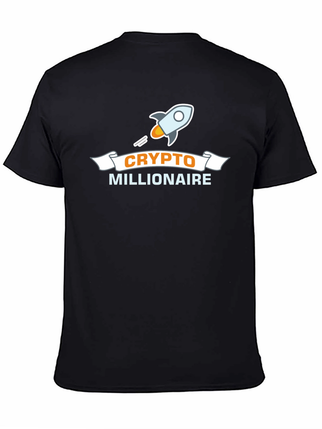 Crypto Millionaire Black T-Shirt