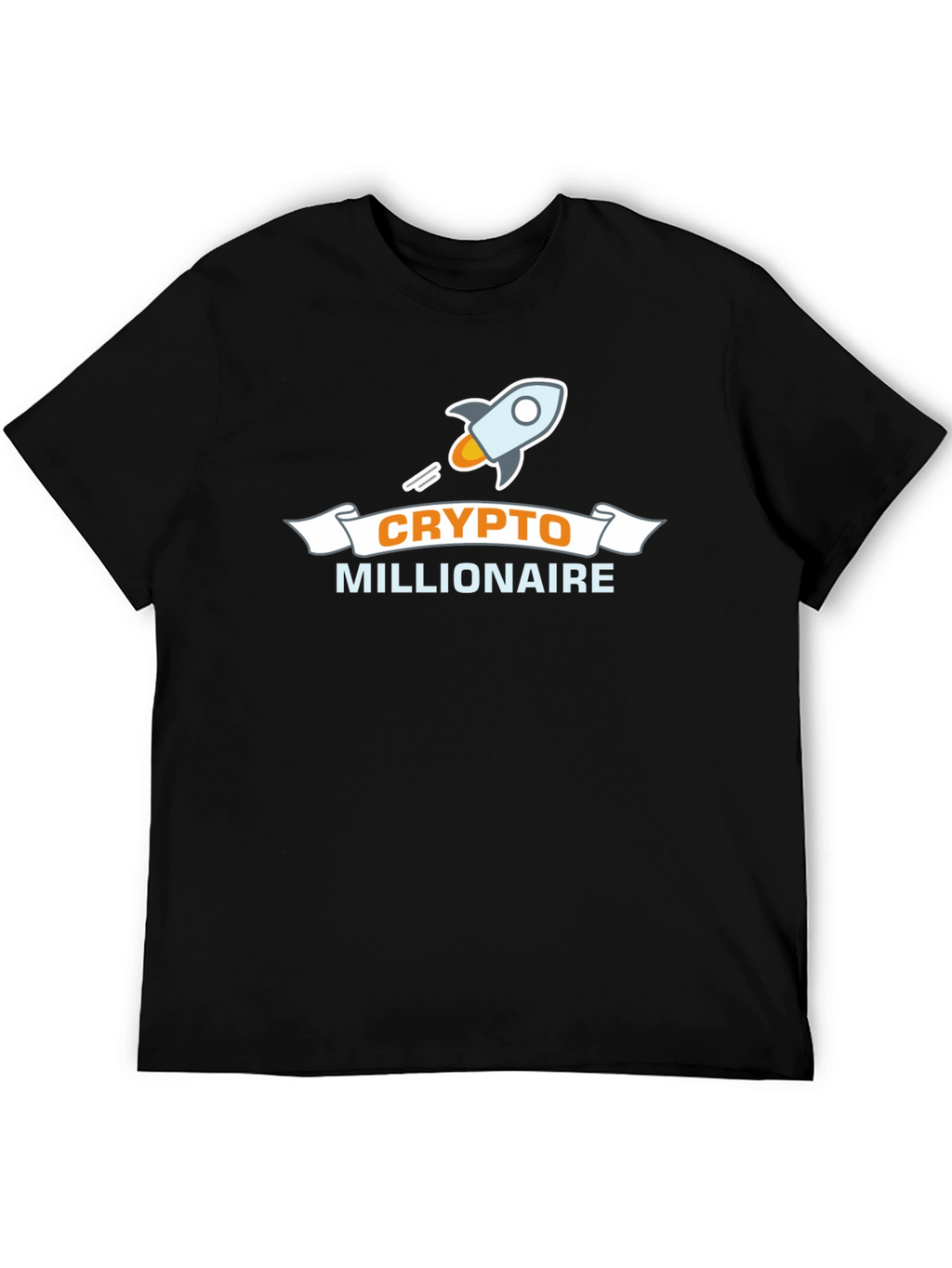 Crypto Millionaire Black T-Shirt