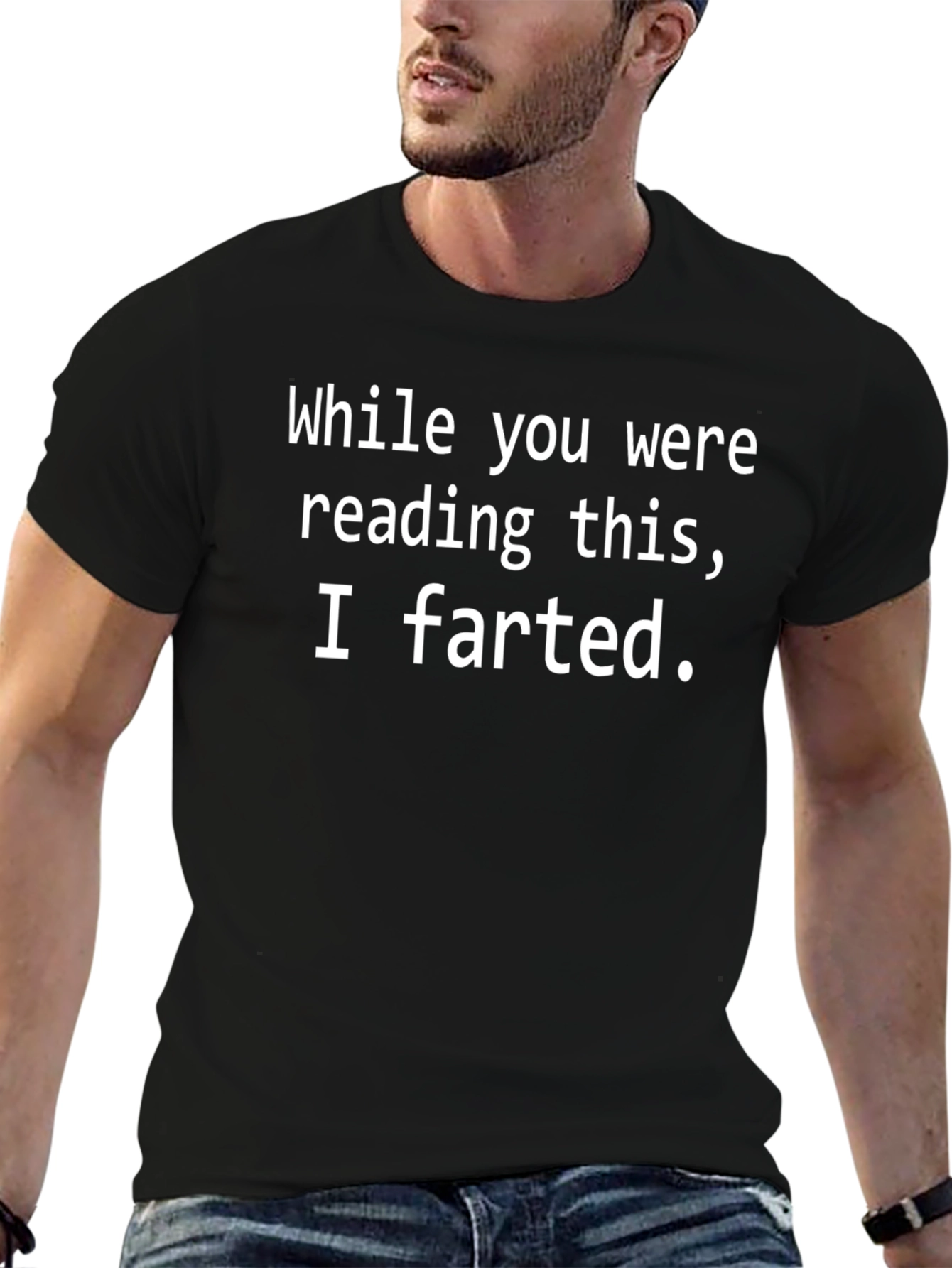 Funny Farted T-Shirt - Humorous Novelty Tee