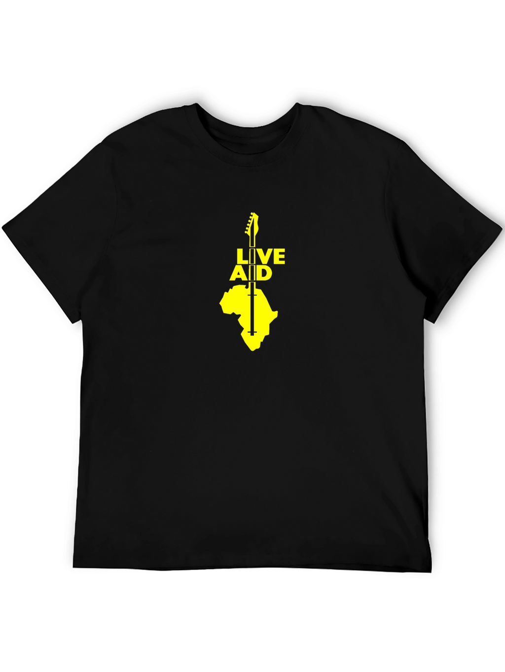 Live Aid Africa Black T-Shirt