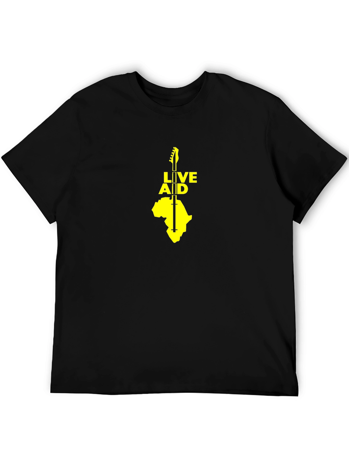 Live Aid Africa Black T-Shirt