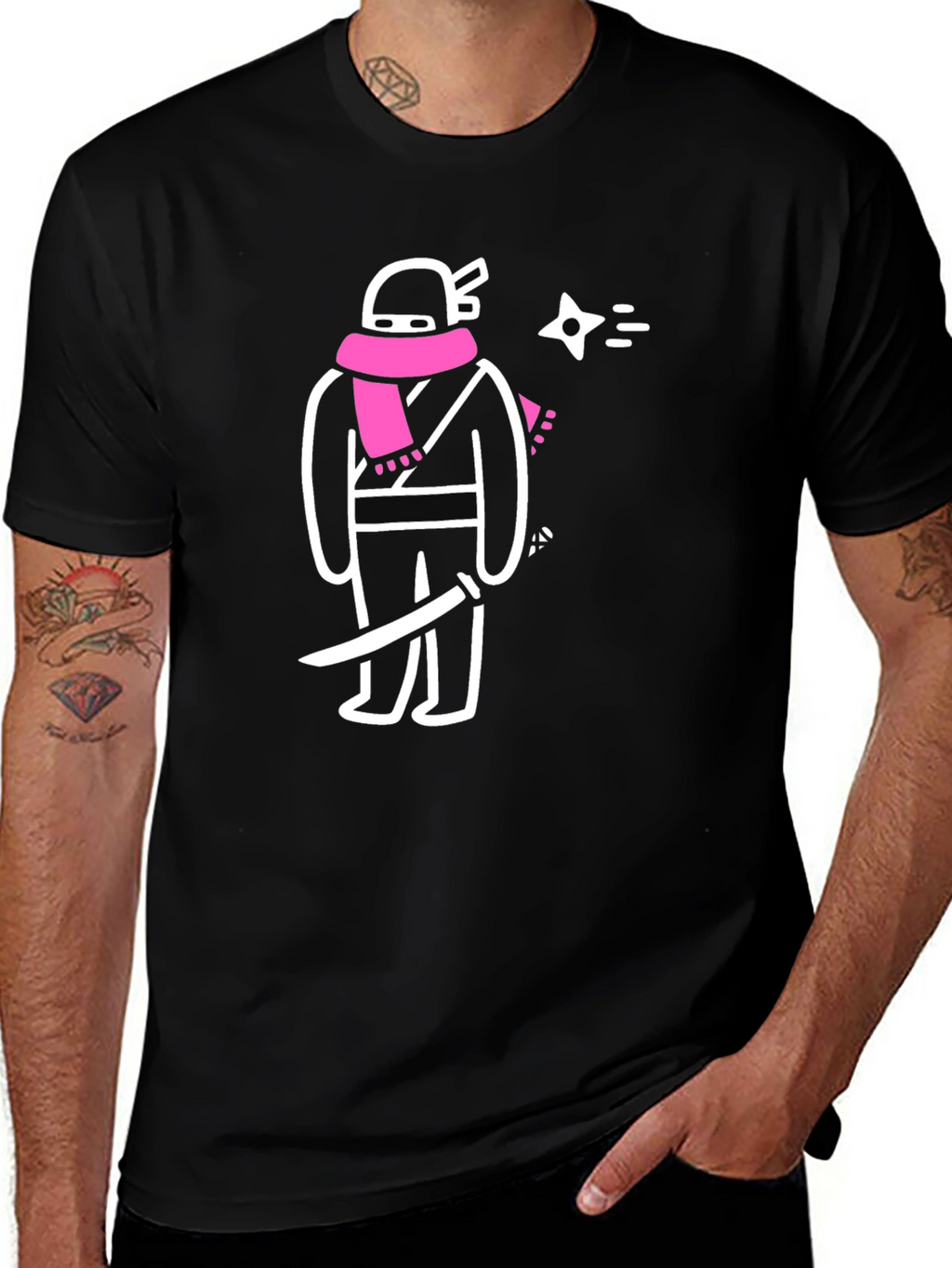 Ninja Graphic T-Shirt - Cool & Unique Design
