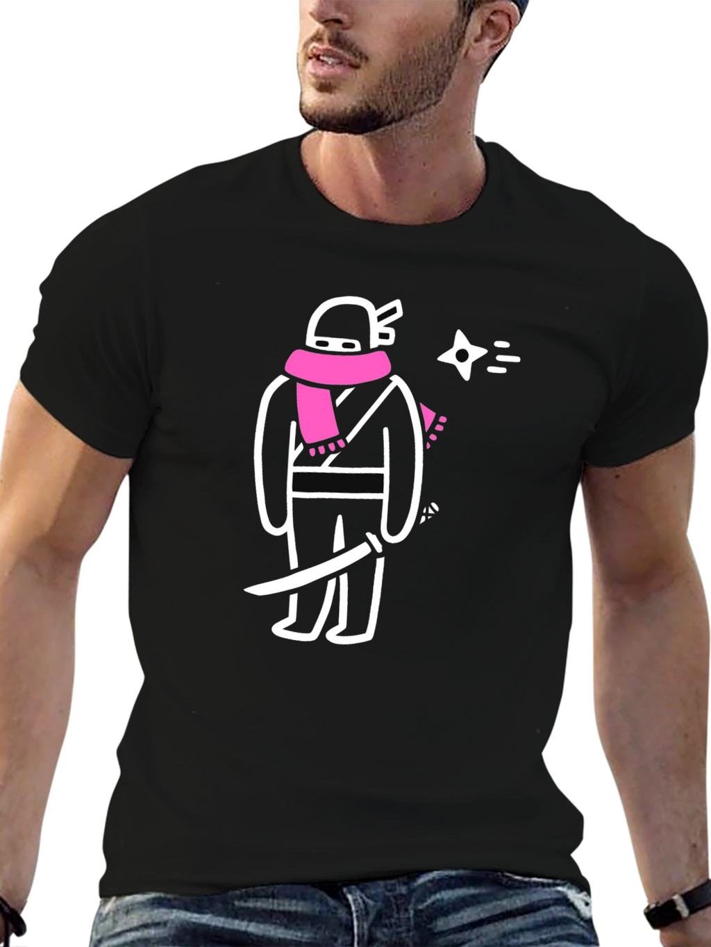 Ninja Graphic T-Shirt - Cool & Unique Design