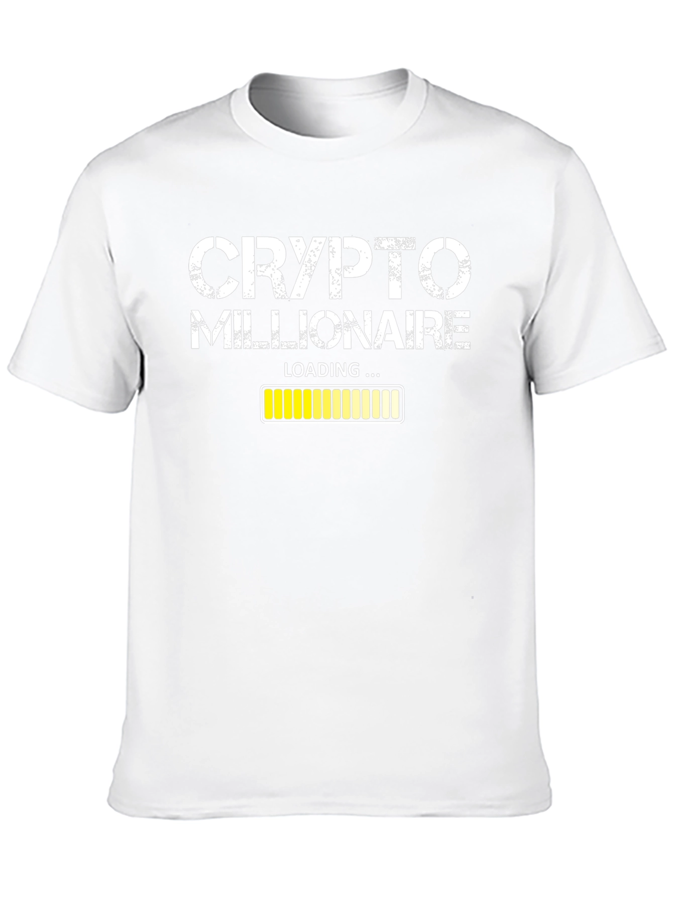 Crypto Millionaire Loading Black T-Shirt