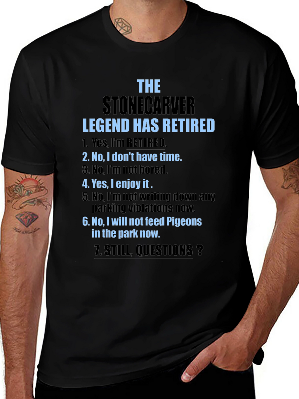 Stonecarver Legend Retired T-Shirt