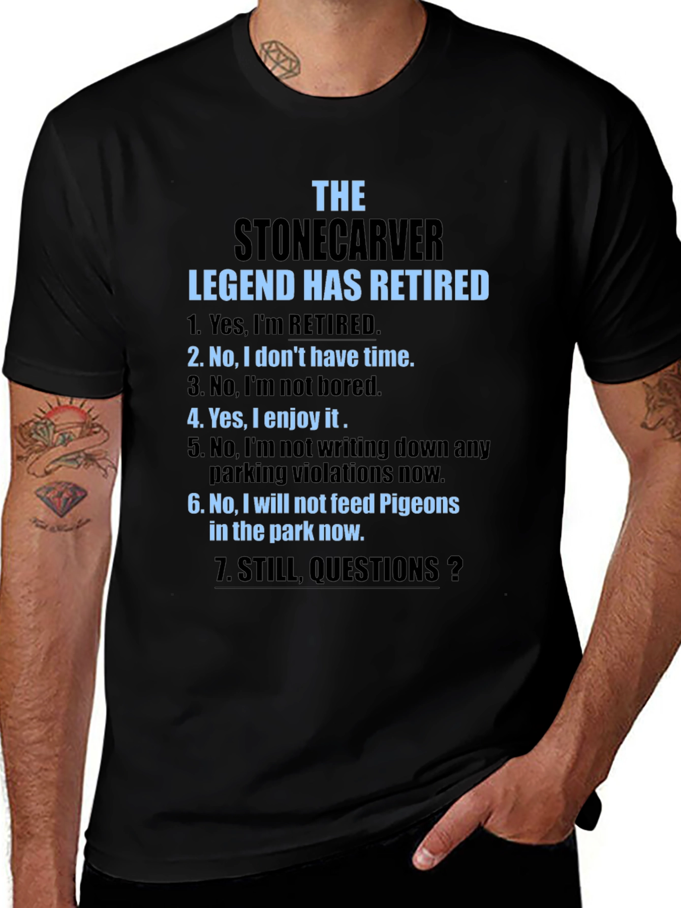 Stonecarver Legend Retired T-Shirt