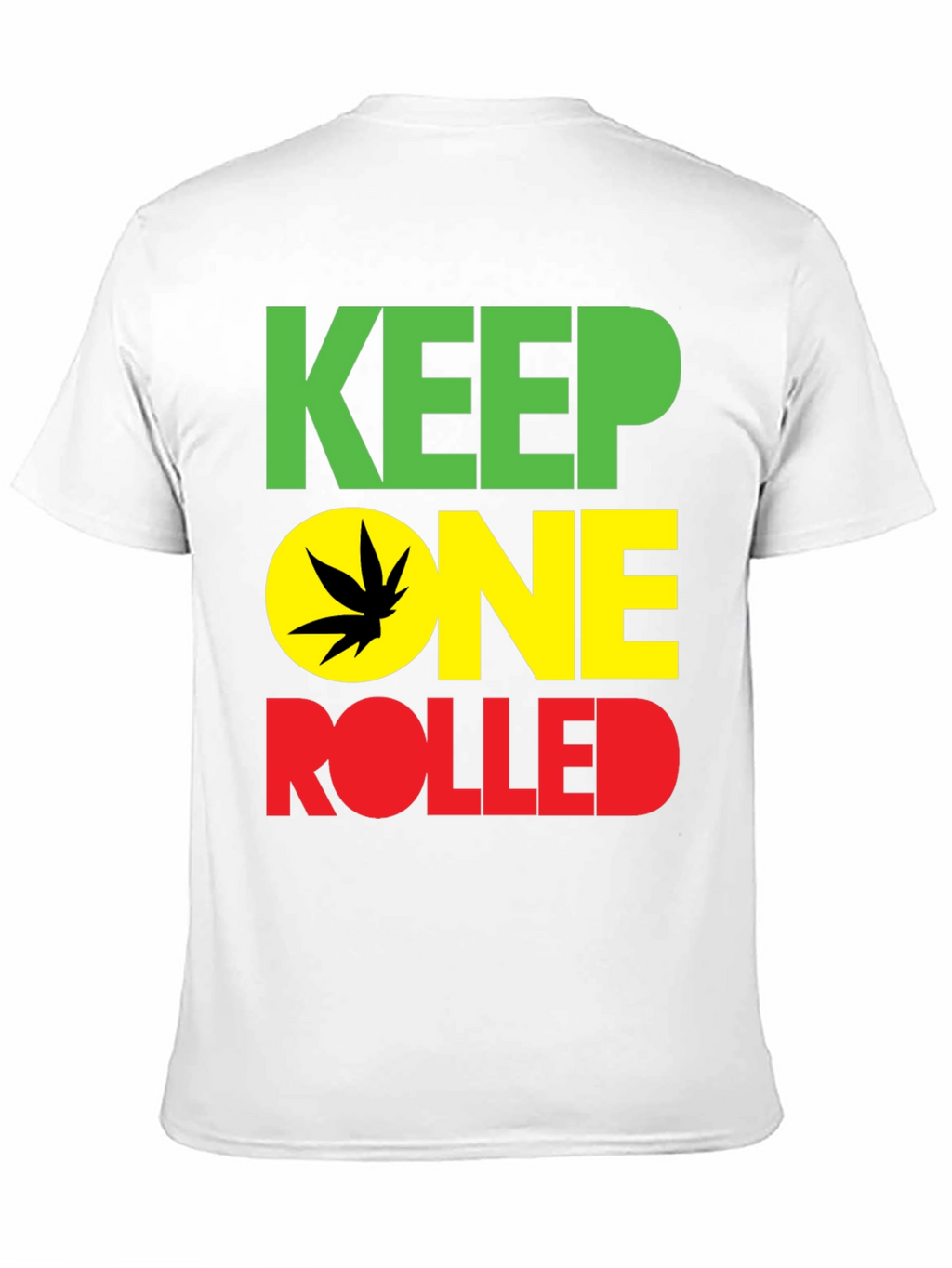Keep One Rolled Black T-Shirt