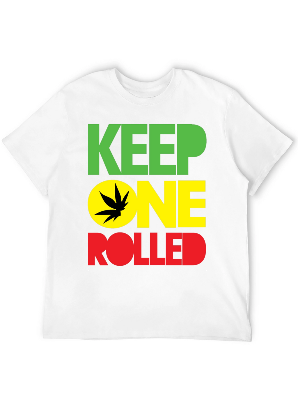 Keep One Rolled Black T-Shirt