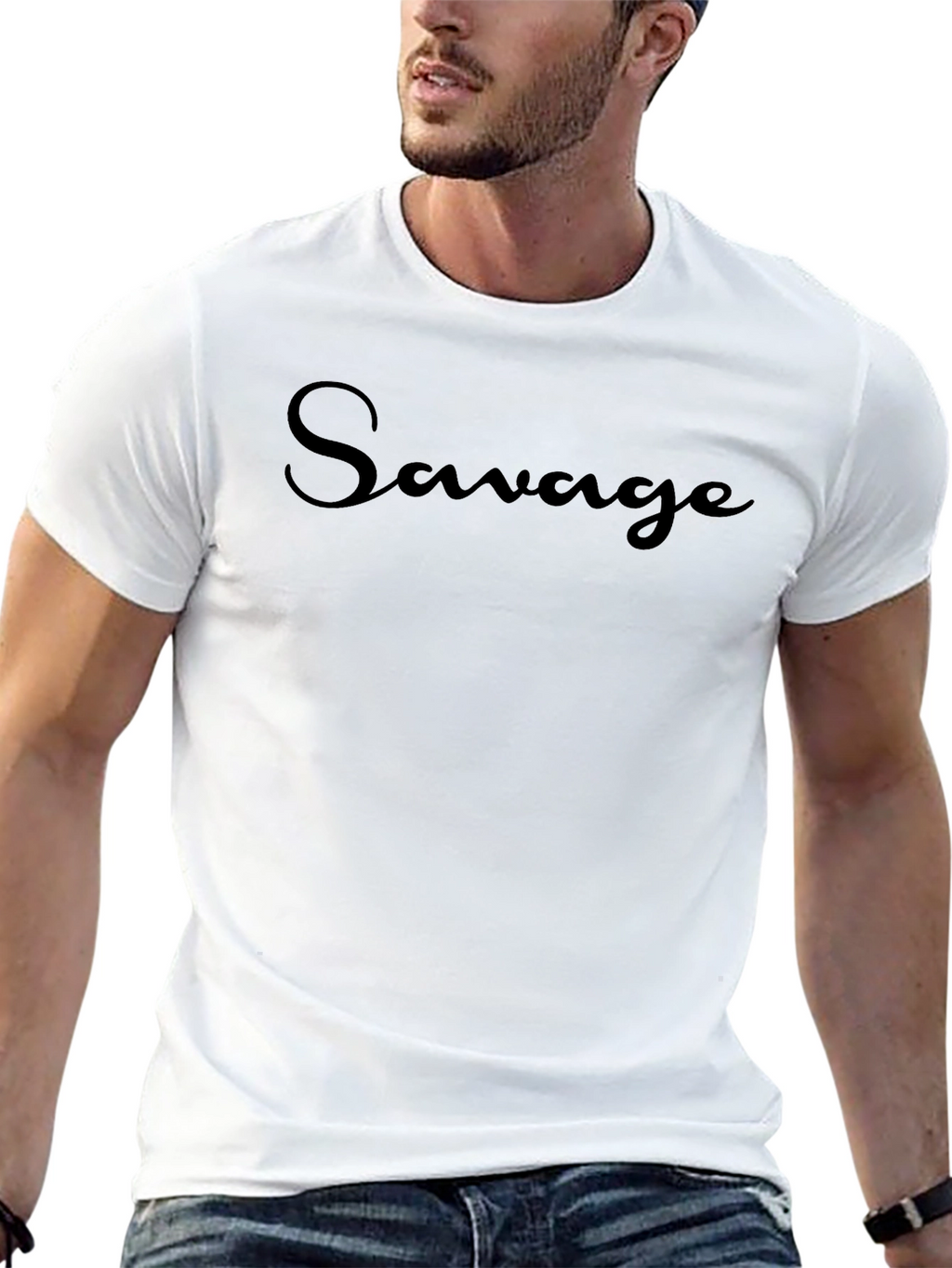 Savage Black Graphic Tee