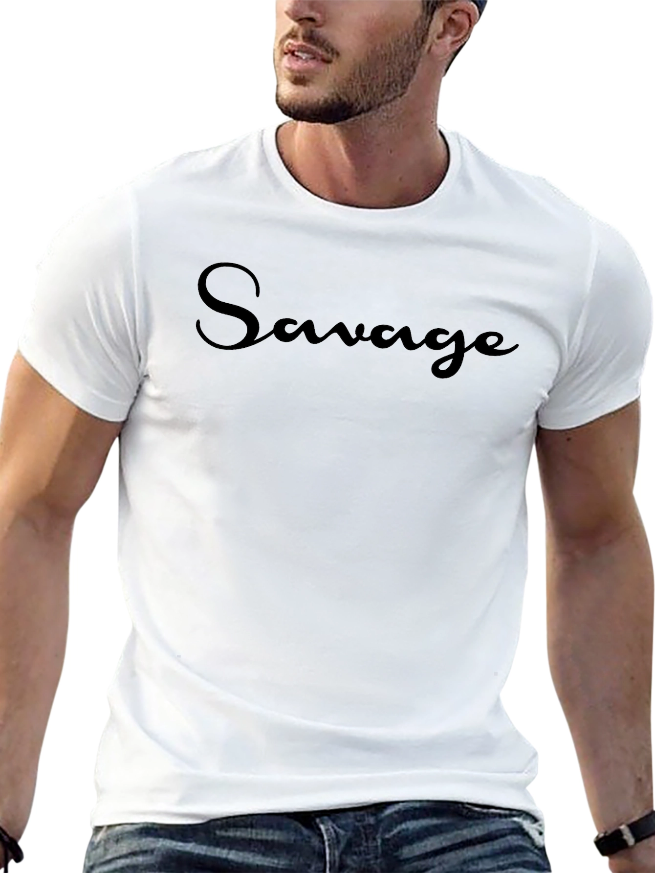 Savage Black Graphic Tee