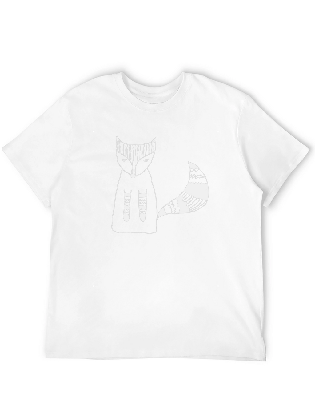Mens Black Fox Graphic Tee