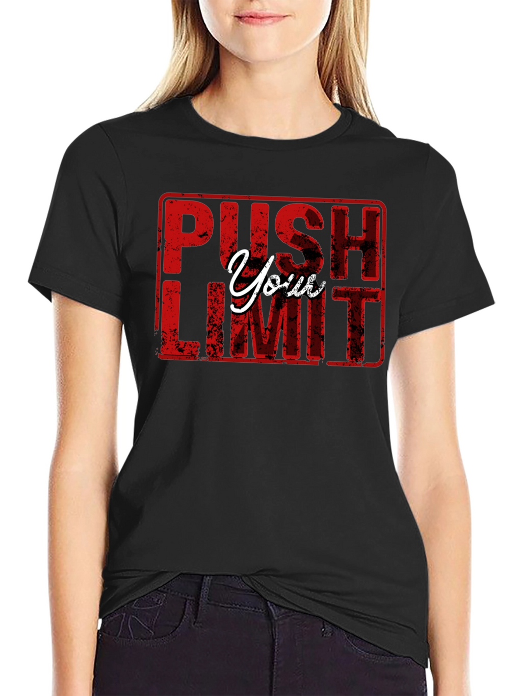 Push Your Limit Black T-Shirt