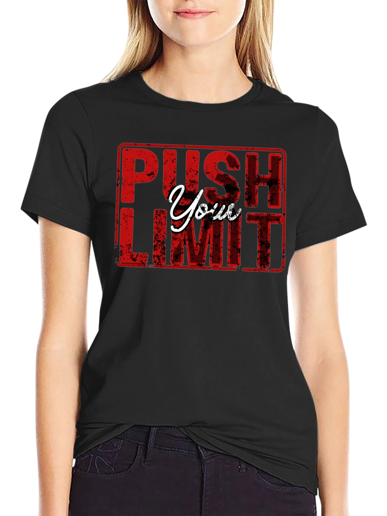 Push Your Limit Black T-Shirt