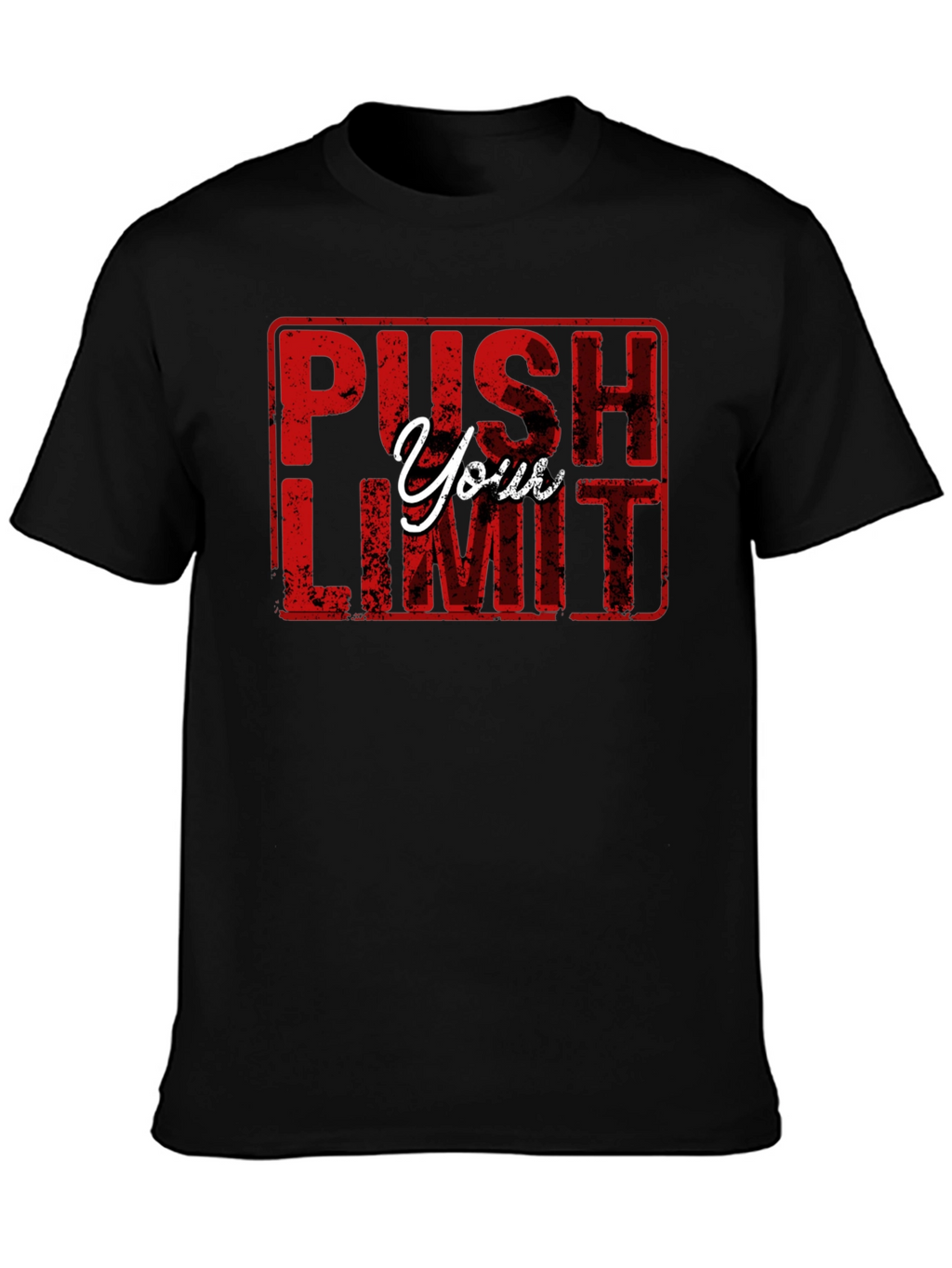 Push Your Limit Black T-Shirt