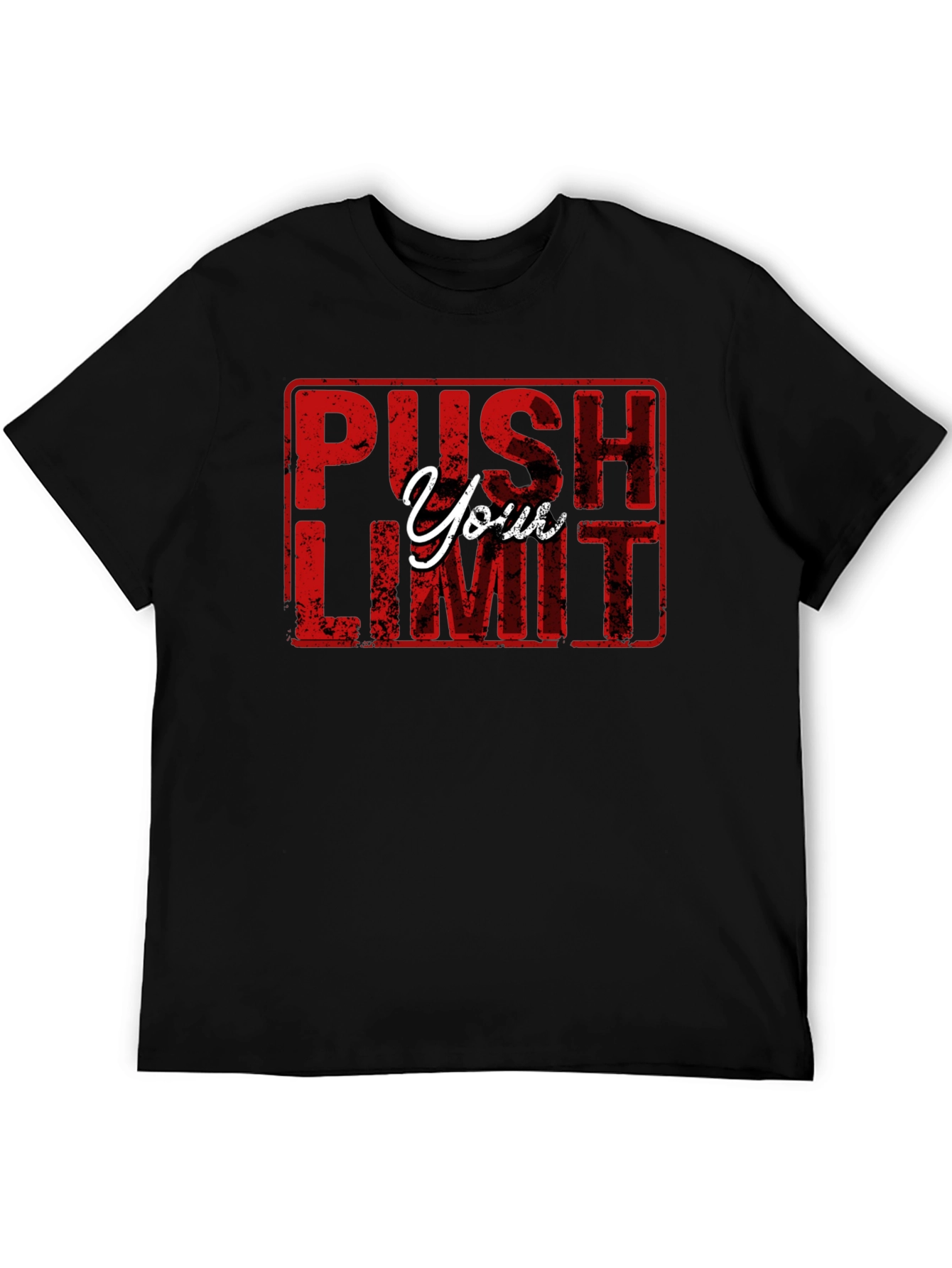 Push Your Limit Black T-Shirt