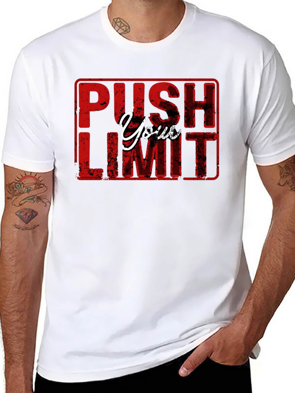 Push Your Limit Black T-Shirt