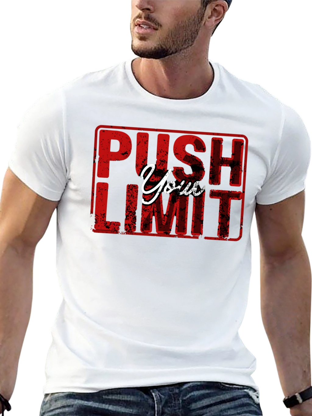Push Your Limit Black T-Shirt
