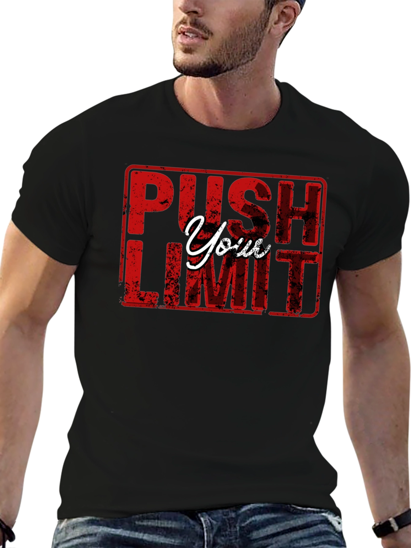 Push Your Limit Black T-Shirt