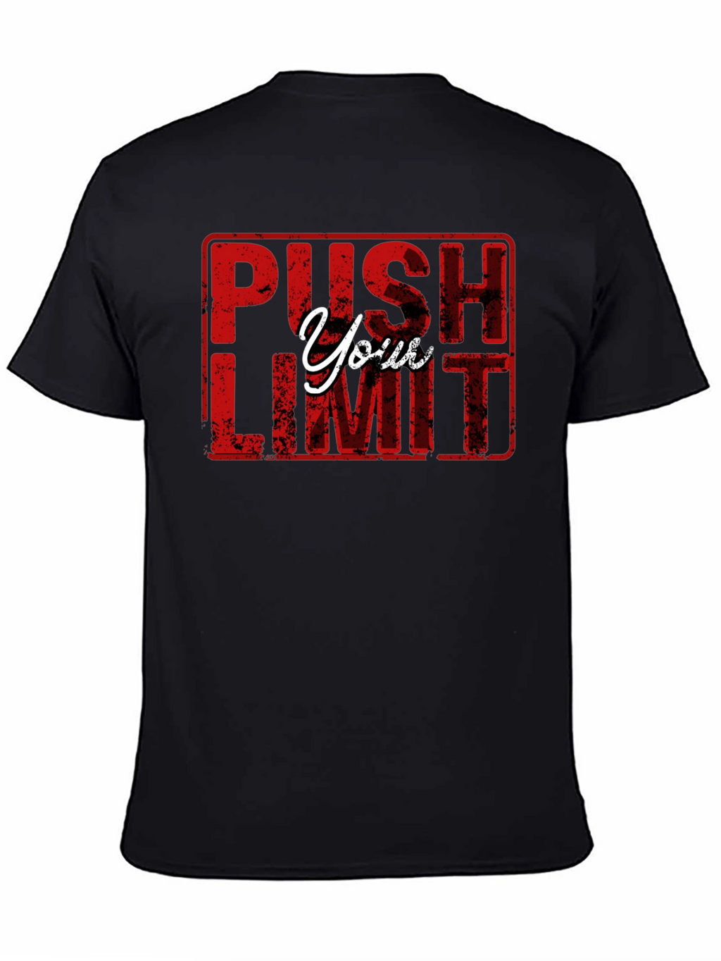 Push Your Limit Black T-Shirt