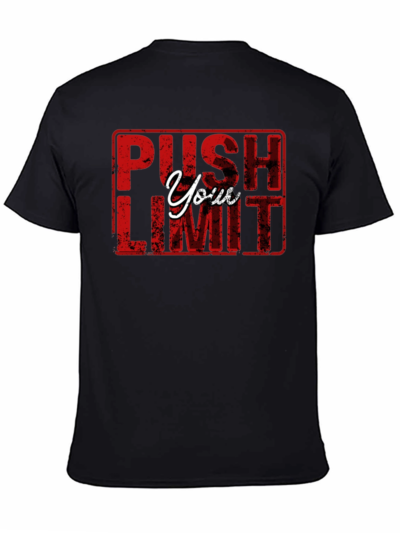 Push Your Limit Black T-Shirt