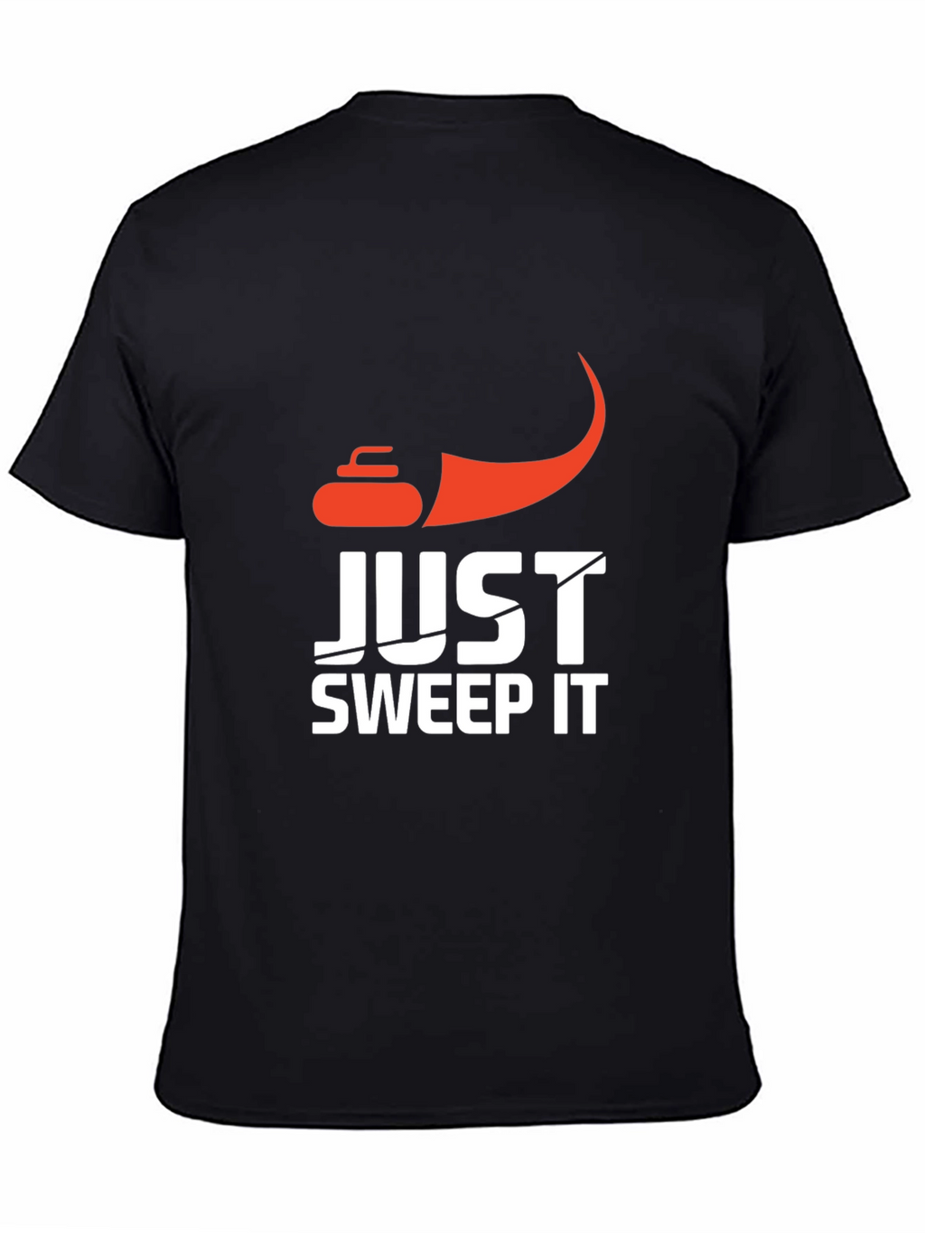 Just Sweep It Curling Graphic T-Shirt
