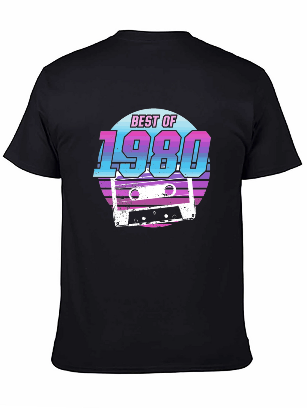 Retro Best of 1980 Cassette Tape Graphic Tee