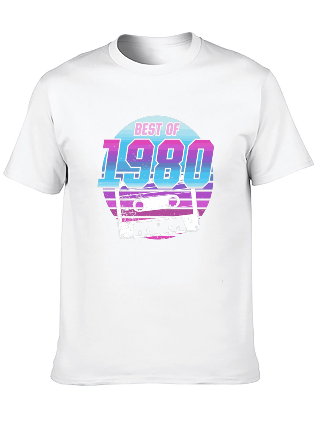 Retro Best of 1980 Cassette Tape Graphic Tee