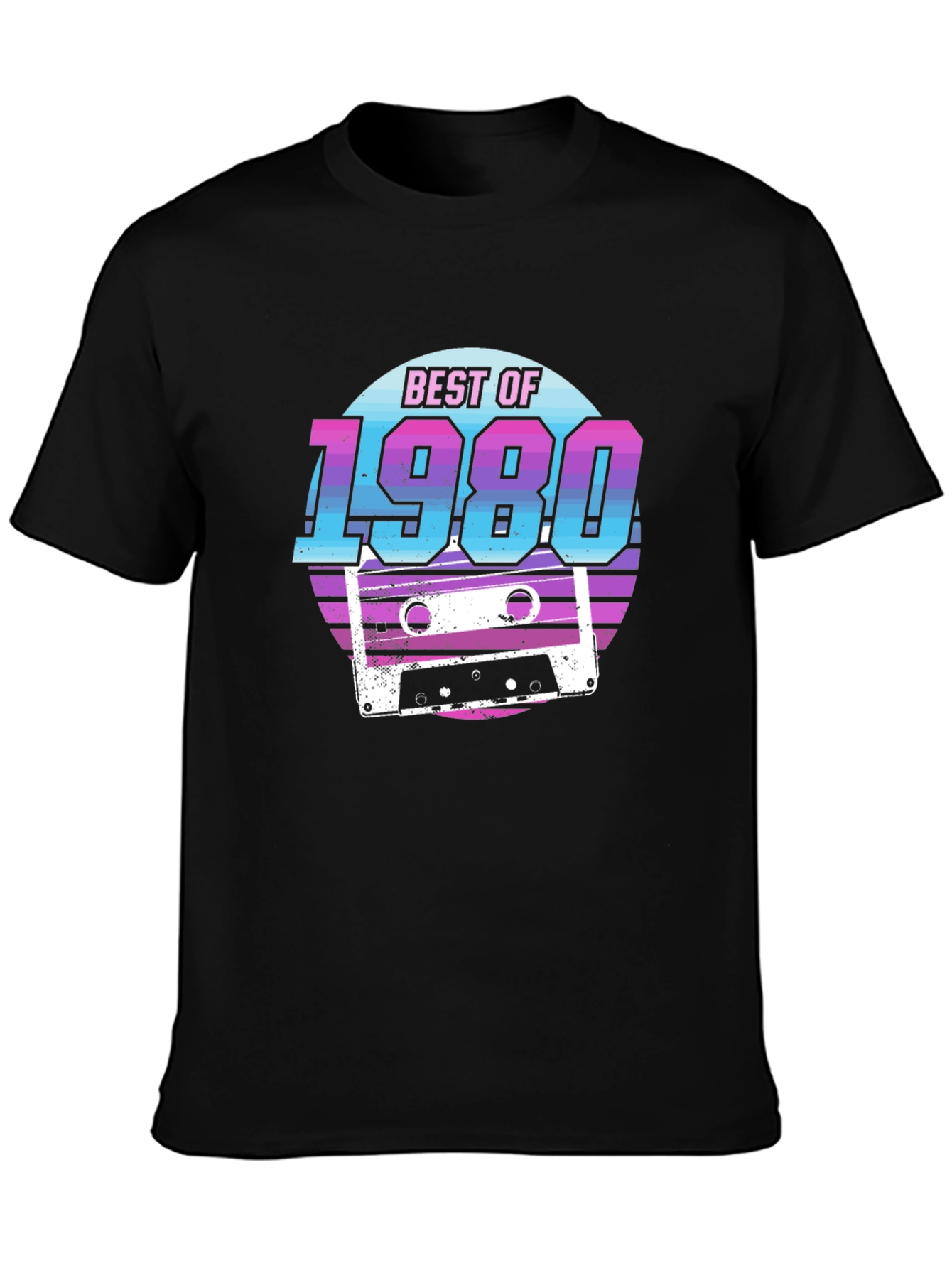 Retro Best of 1980 Cassette Tape Graphic Tee