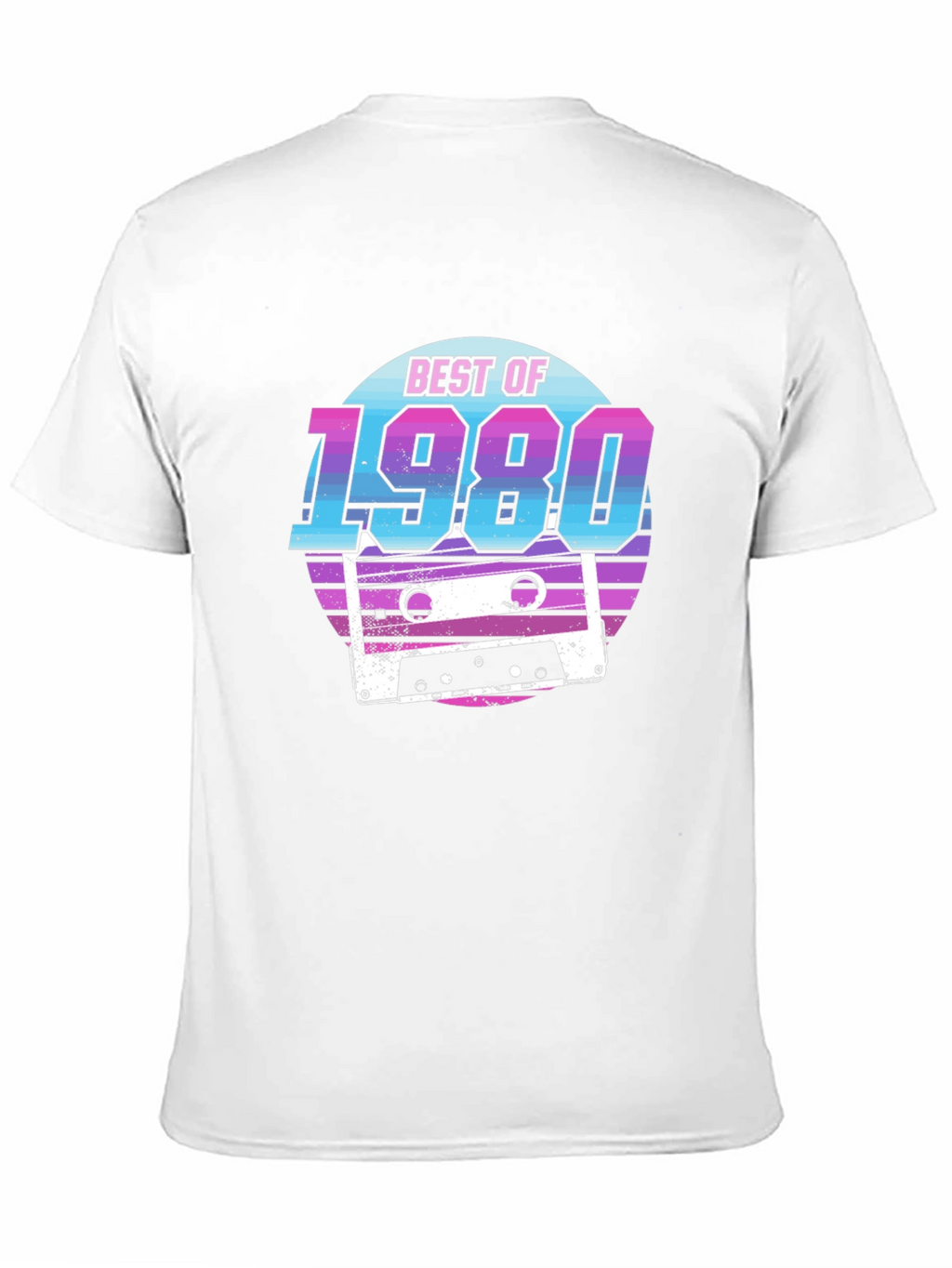 Retro Best of 1980 Cassette Tape Graphic Tee